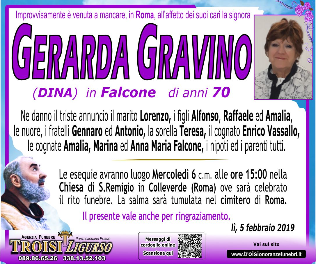GERARDA GRAVINO in Falcone