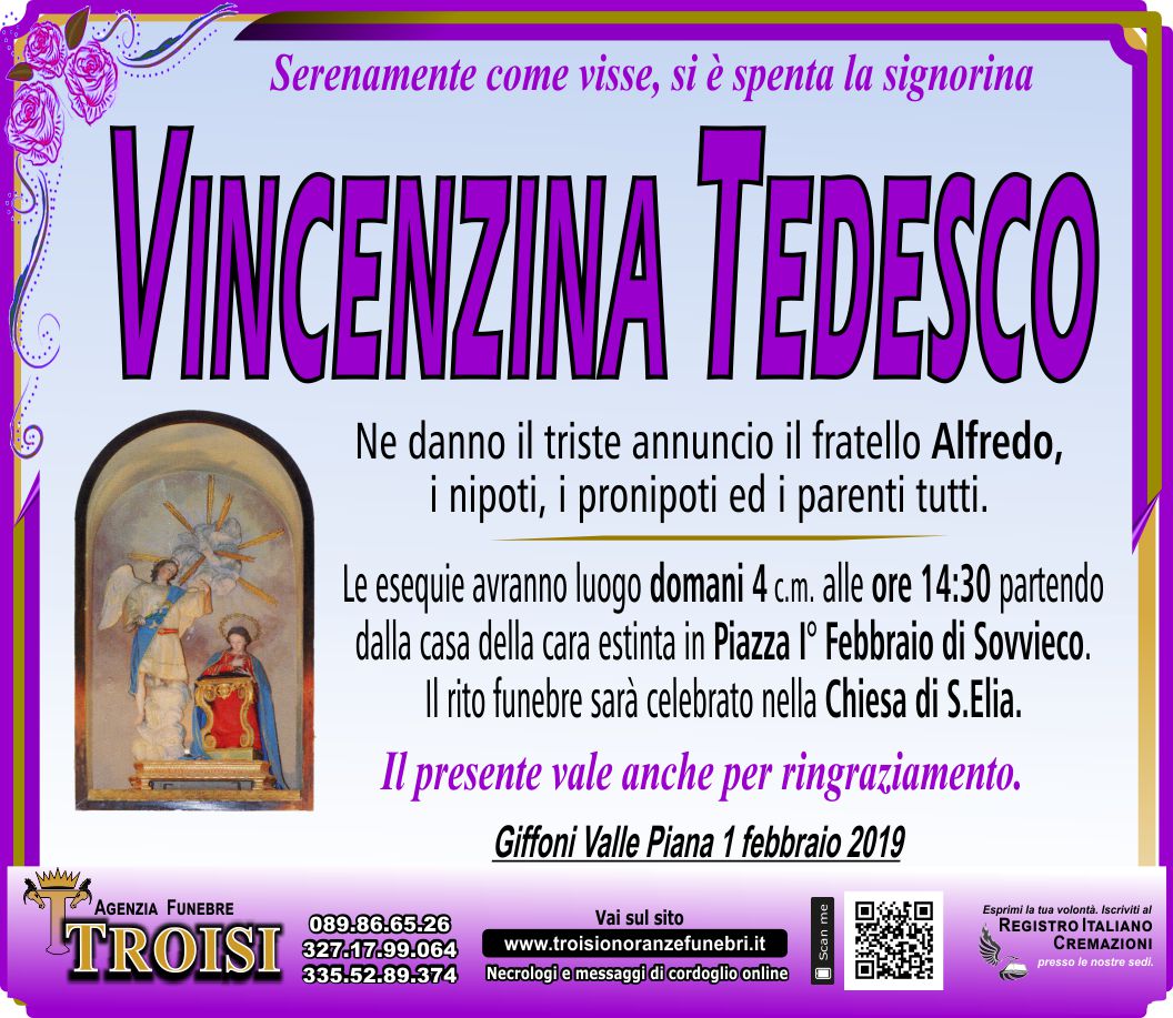 VINCENZINA TEDESCO