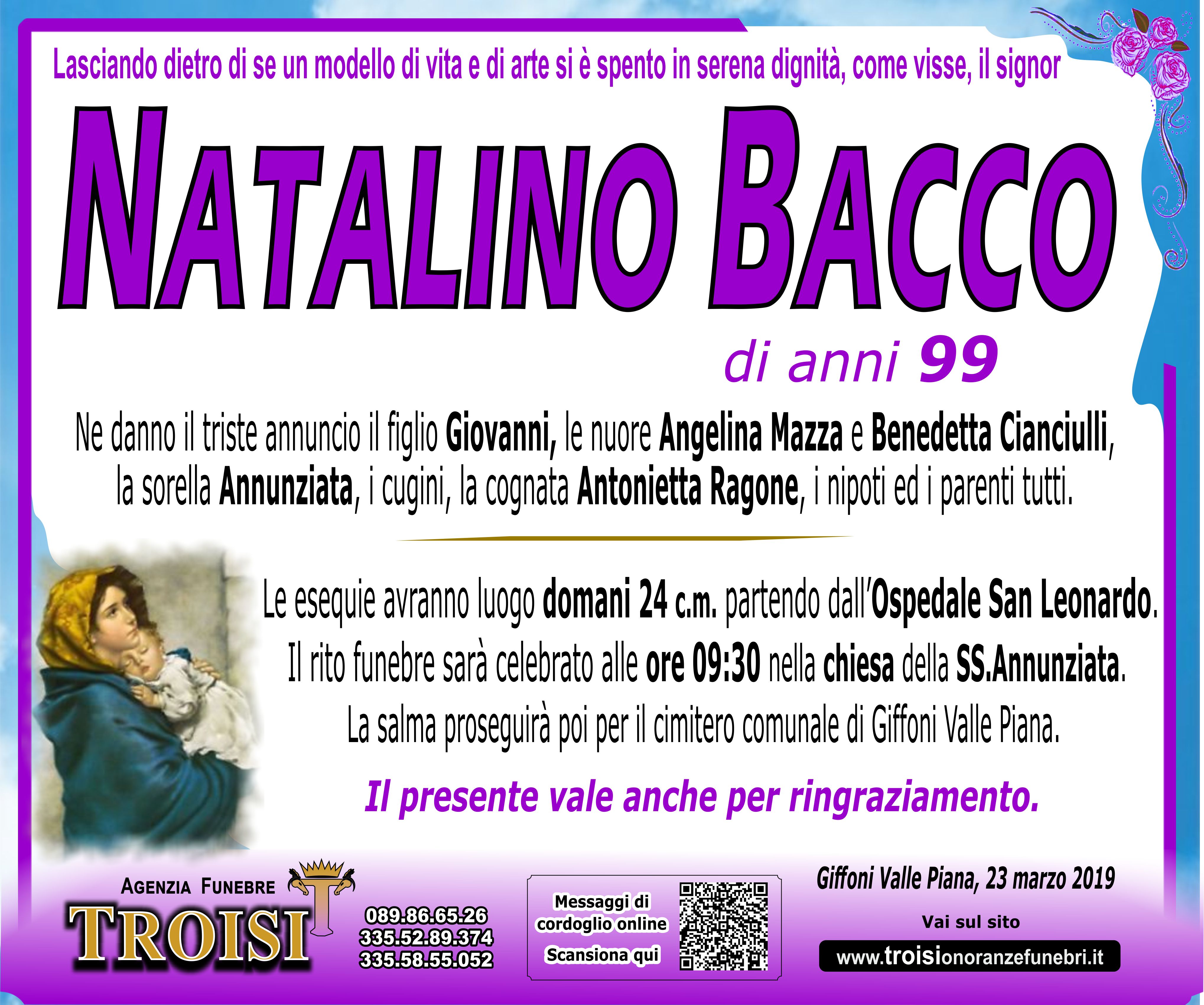 NATALINO BACCO