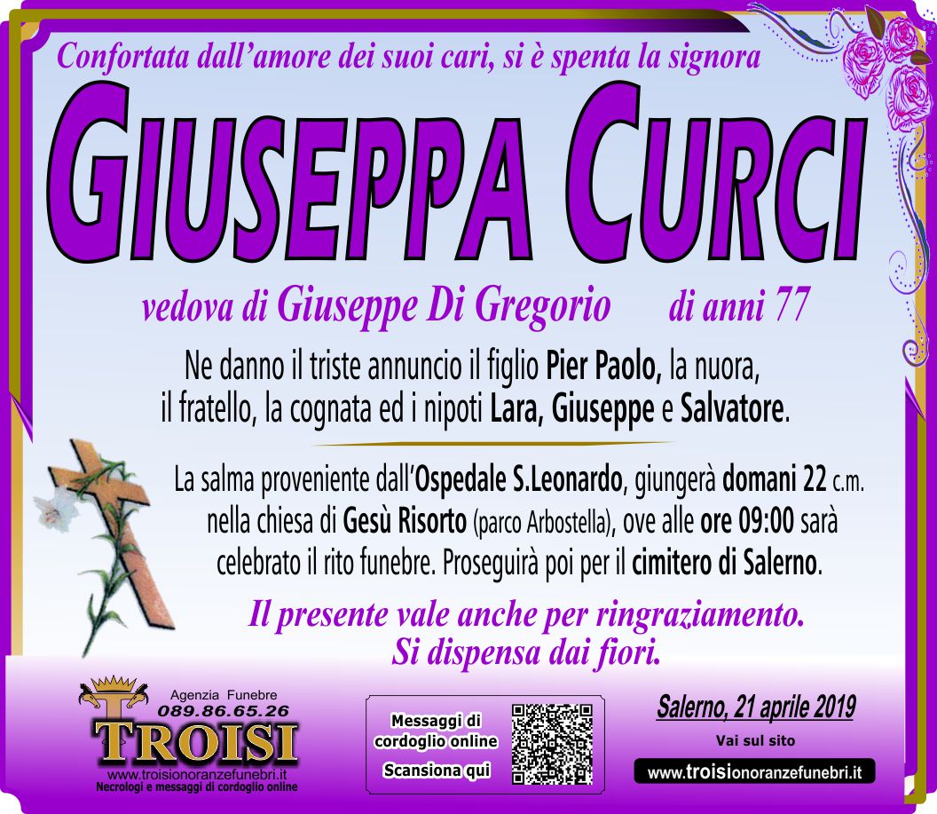 GIUSEPPA CURCI