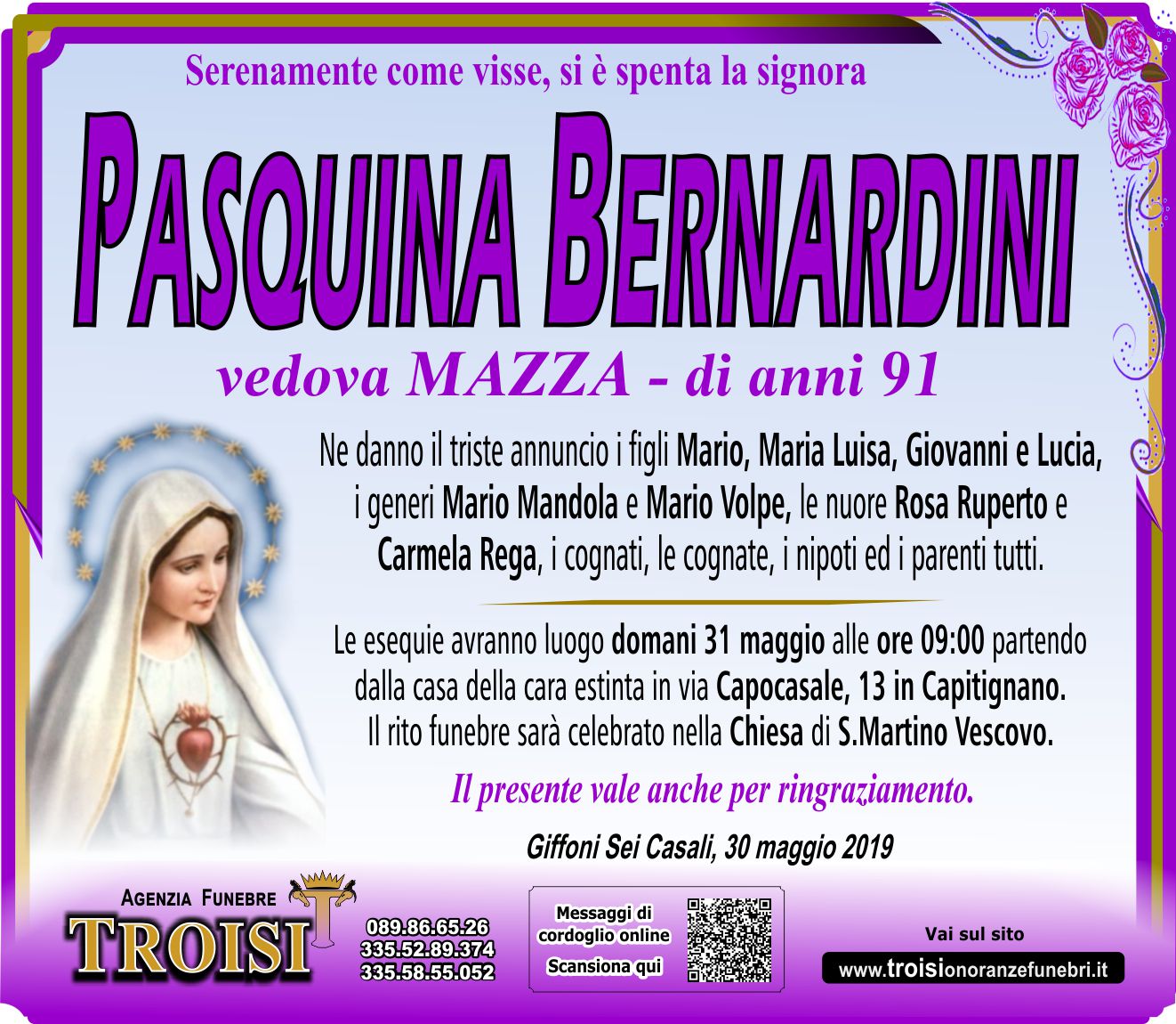 PASQUINA BERNARDINI