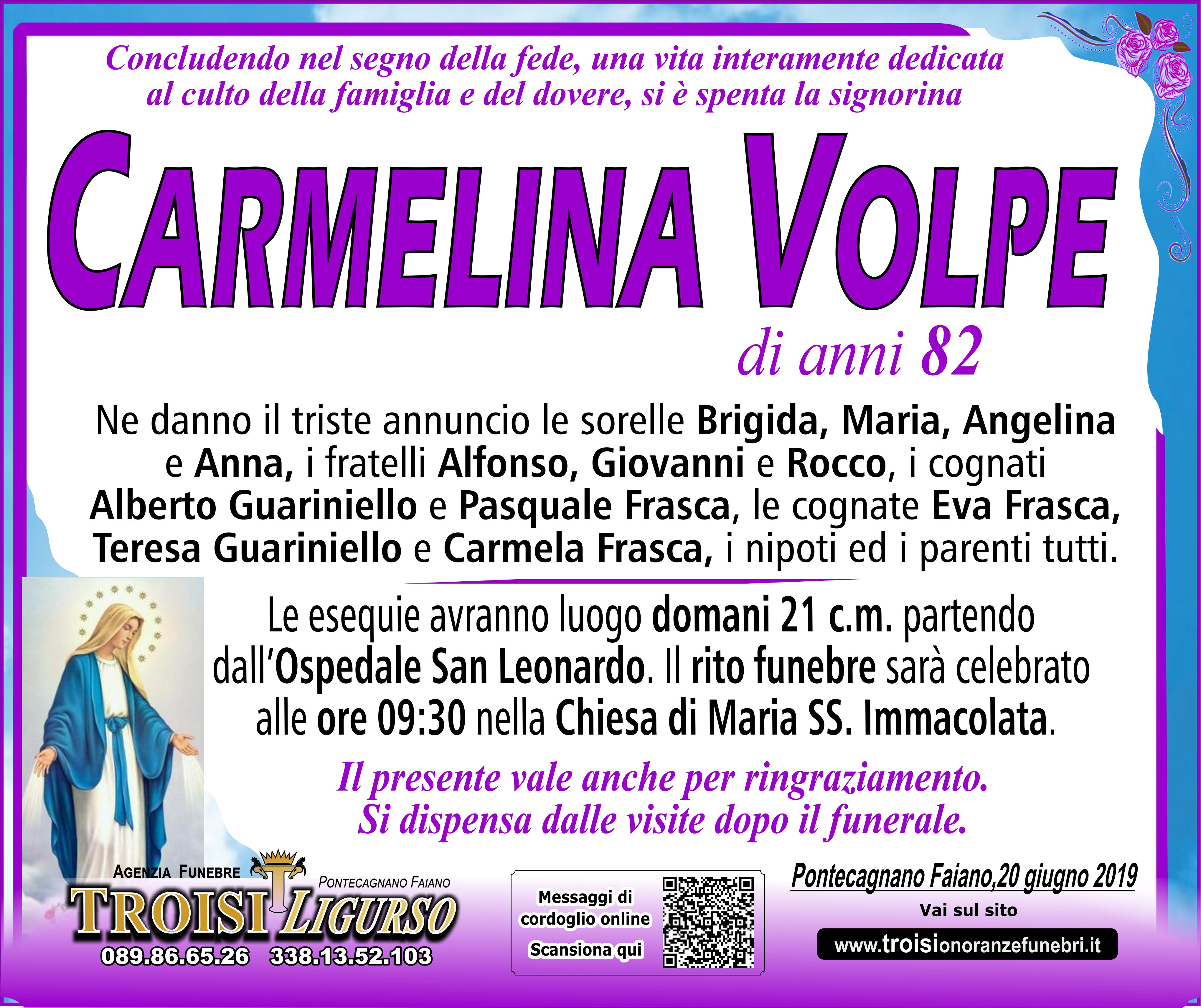 CARMELINA VOLPE