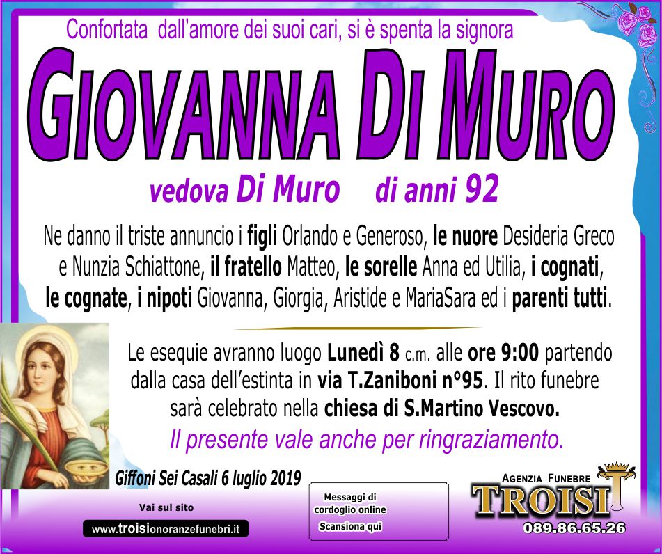 GIOVANNA DI MURO