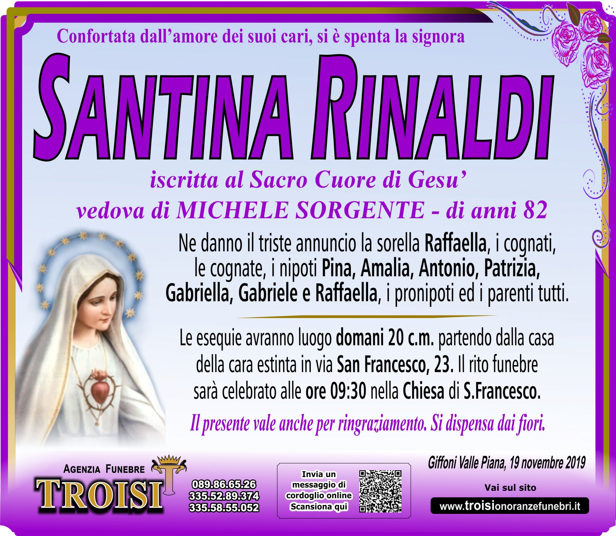 SANTINA RINALDI