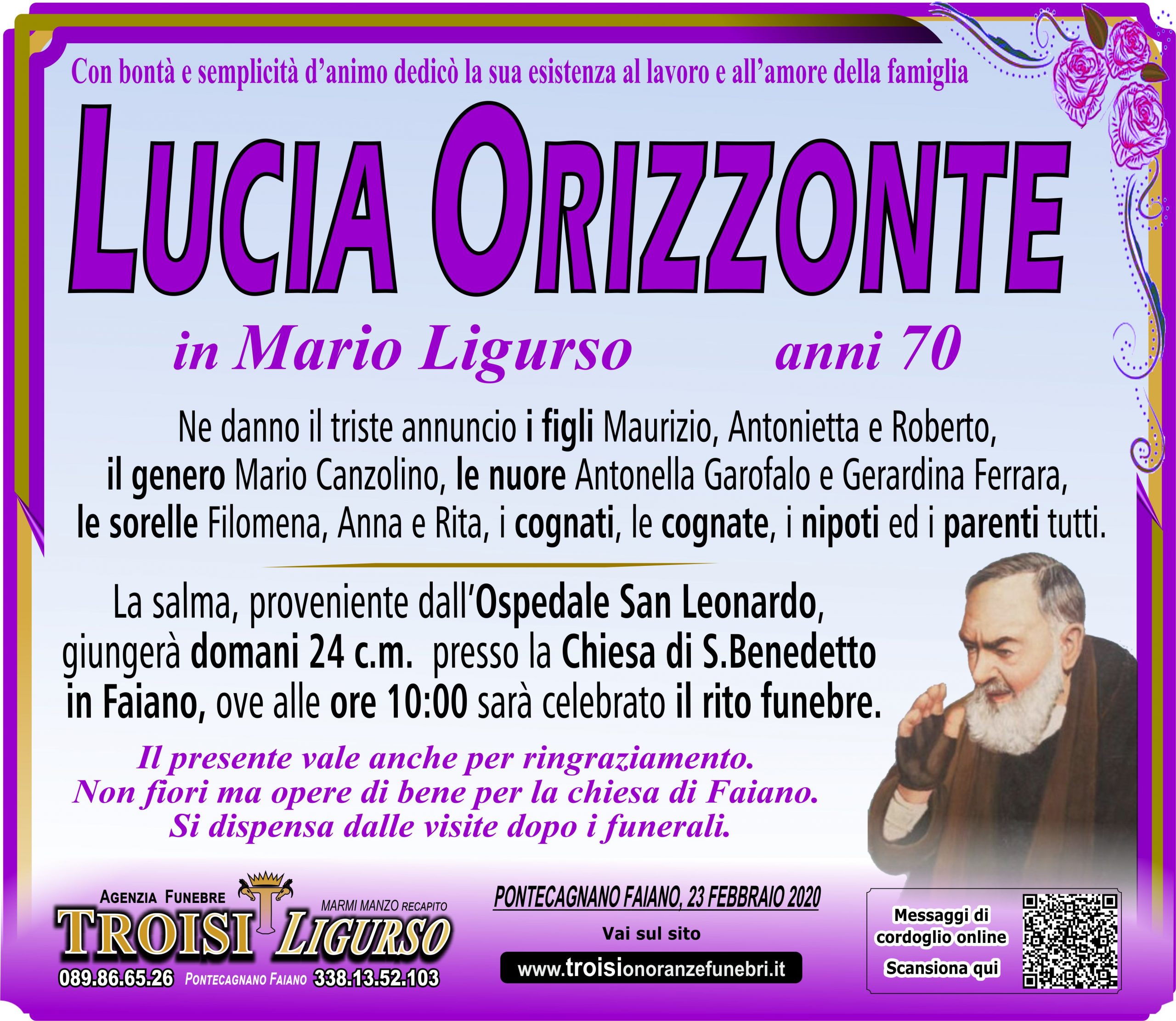 LUCIA ORIZZONTE