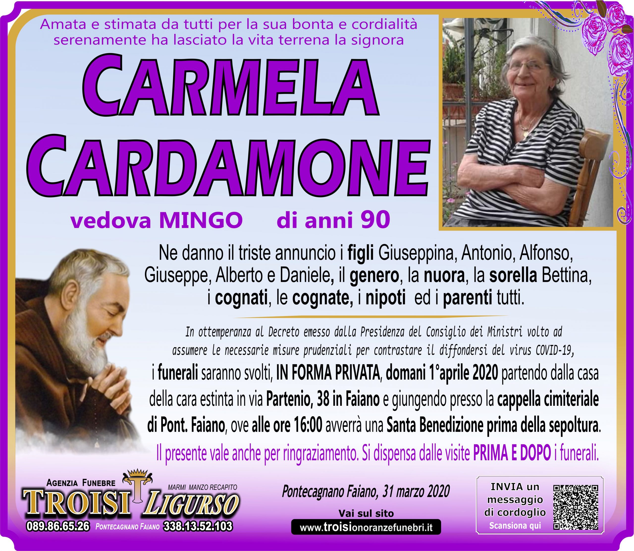 CARMELA CARDAMONE