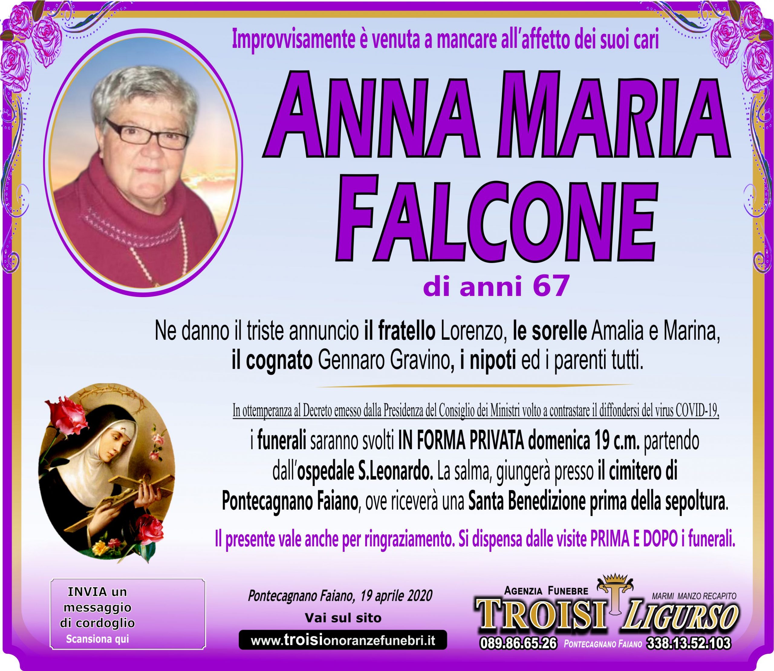 ANNA MARIA FALCONE