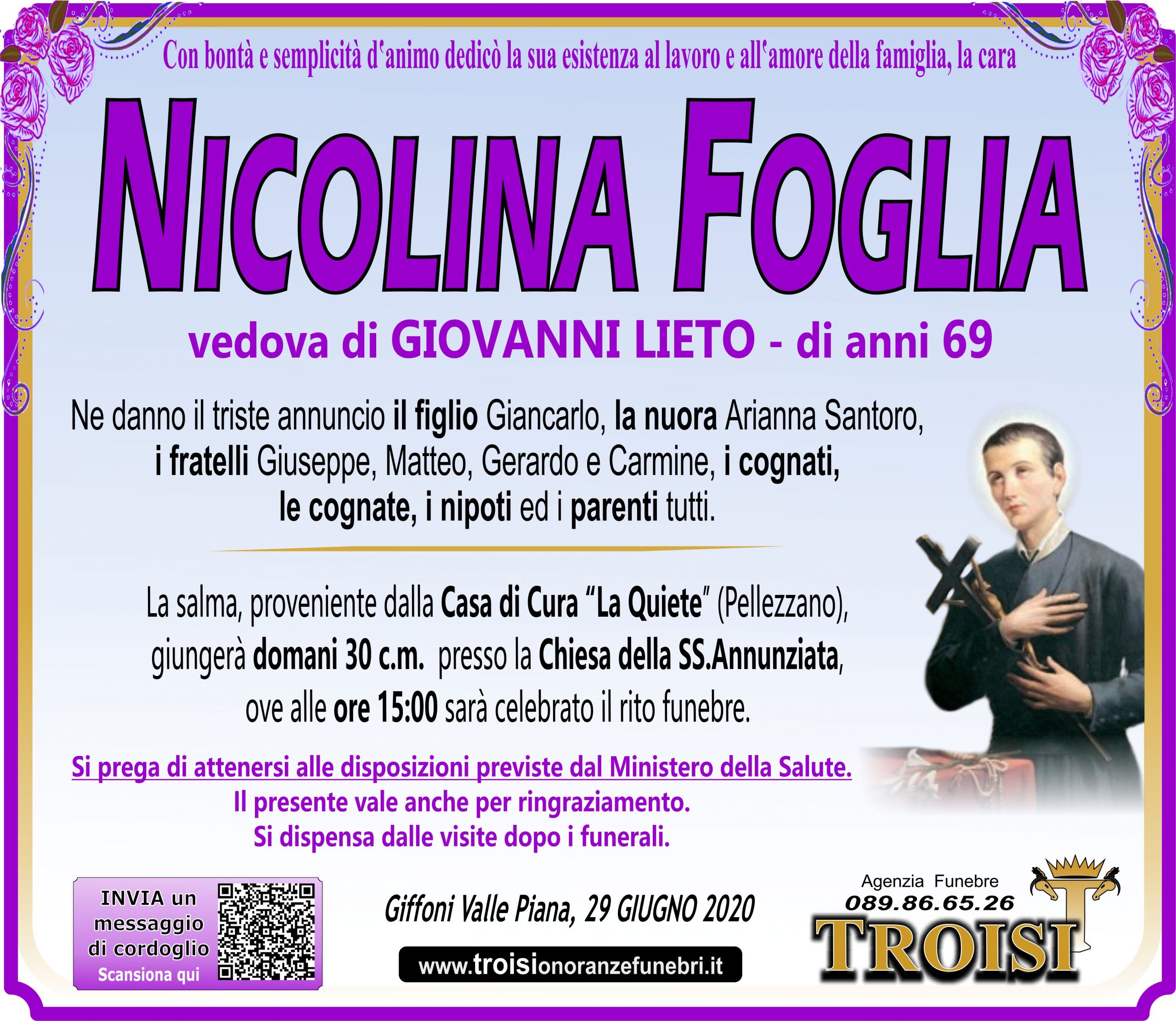 NICOLINA FOGLIA