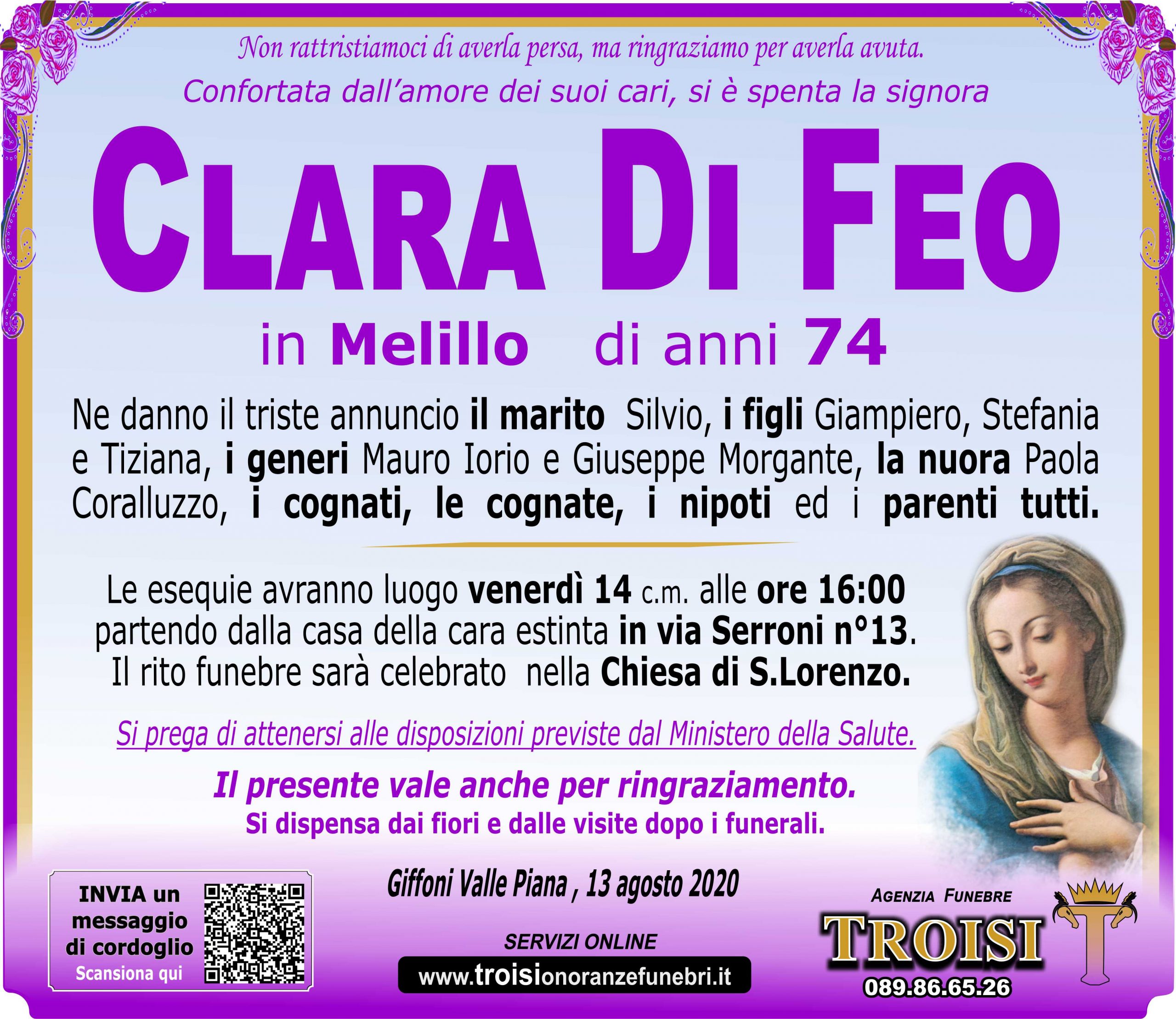 CLARA DI FEO