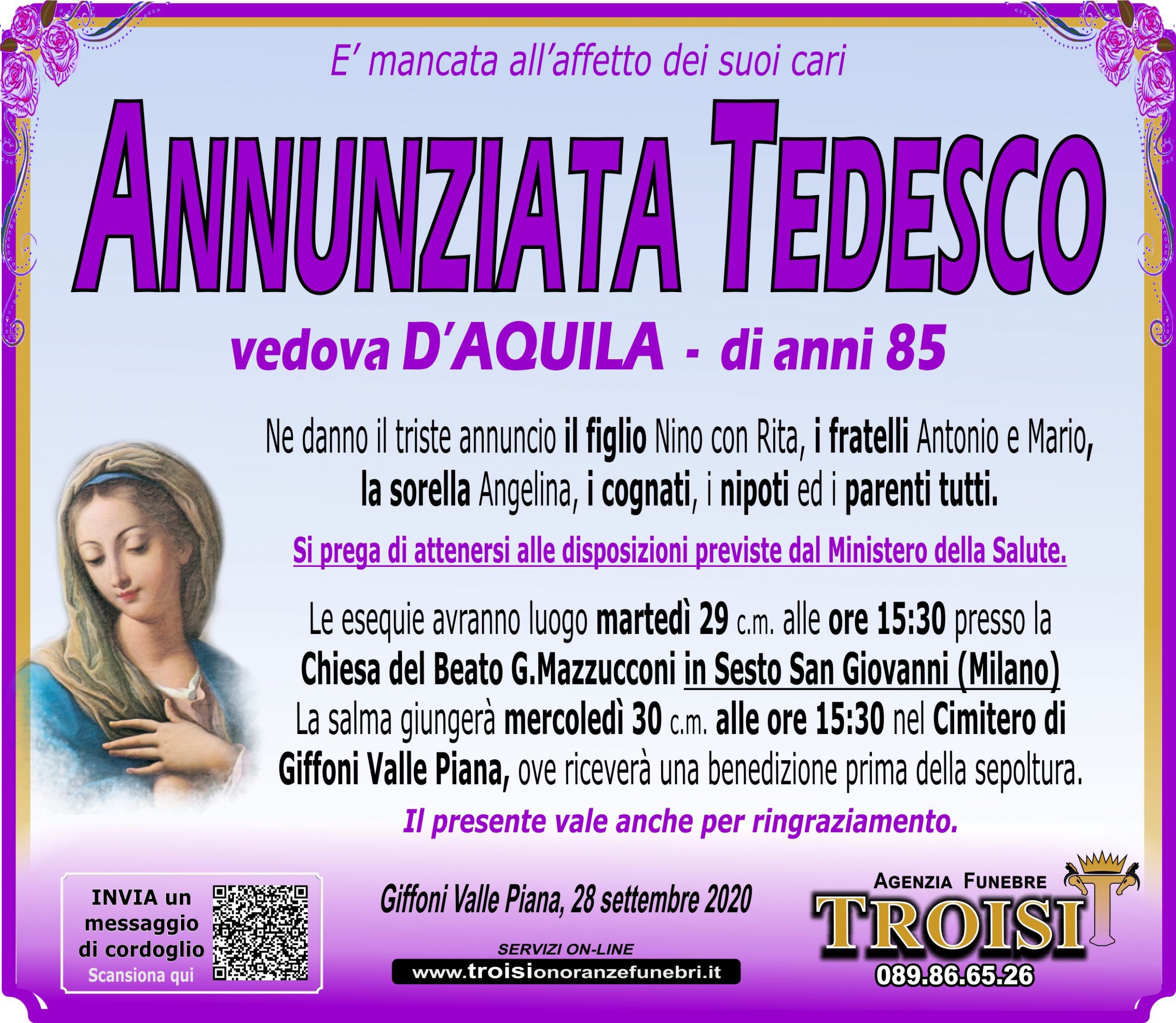 ANNUNZIATA TEDESCO