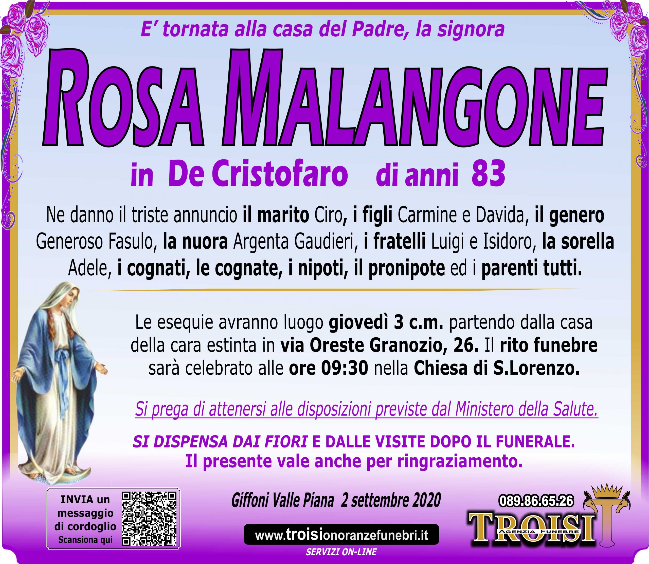 ROSA MALANGONE