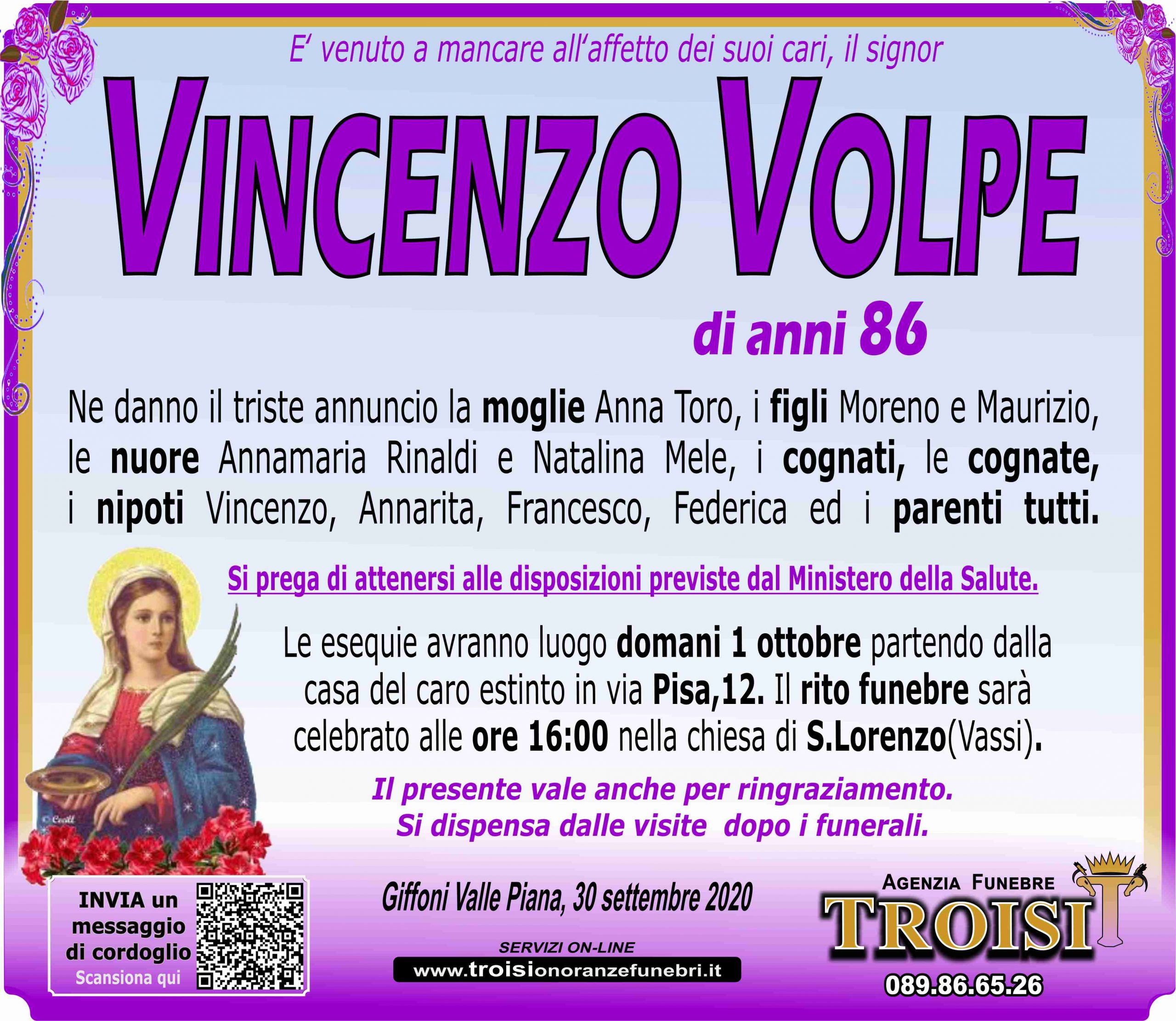 VINCENZO VOLPE