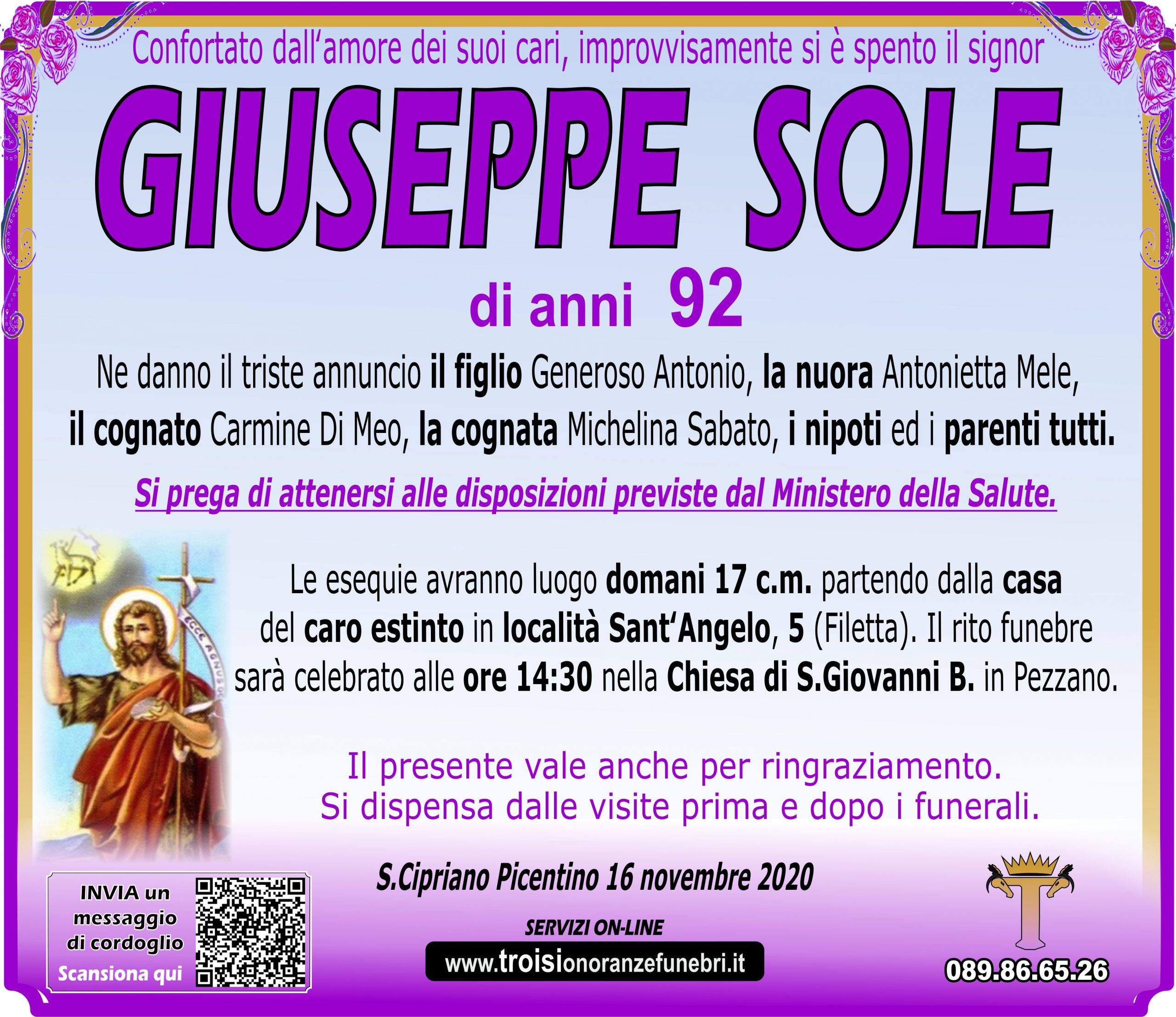 GIUSEPPE SOLE