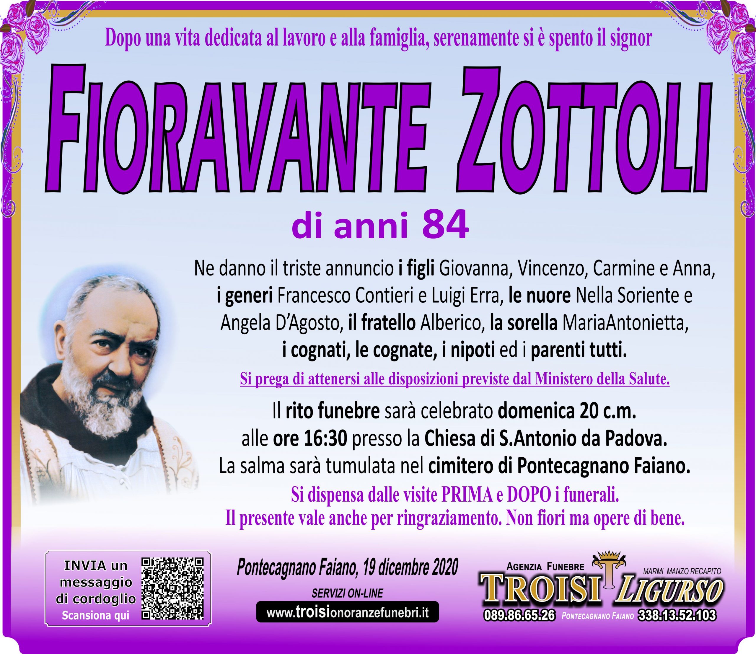 FIORAVANTE ZOTTOLI