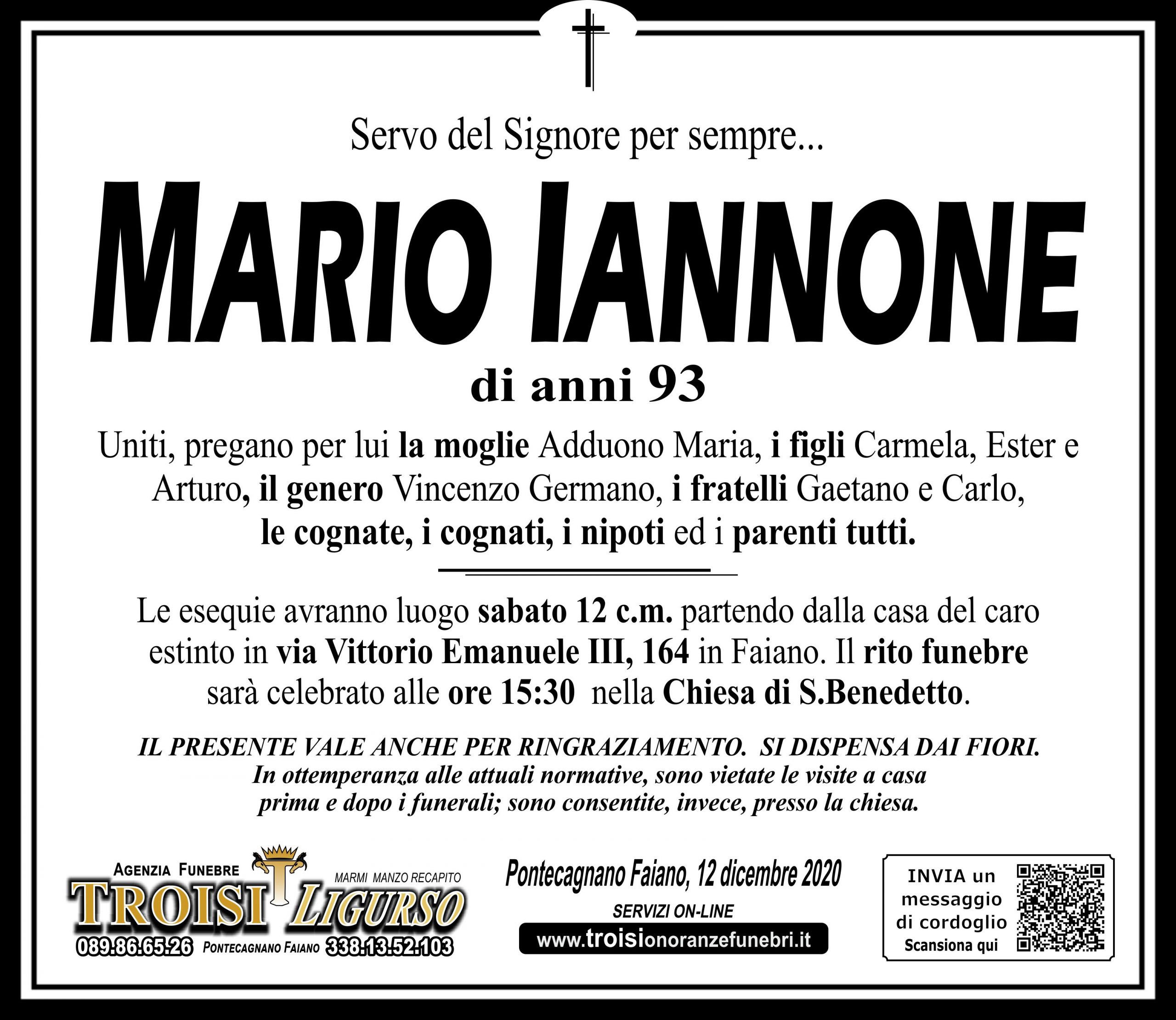 MARIO IANNONE