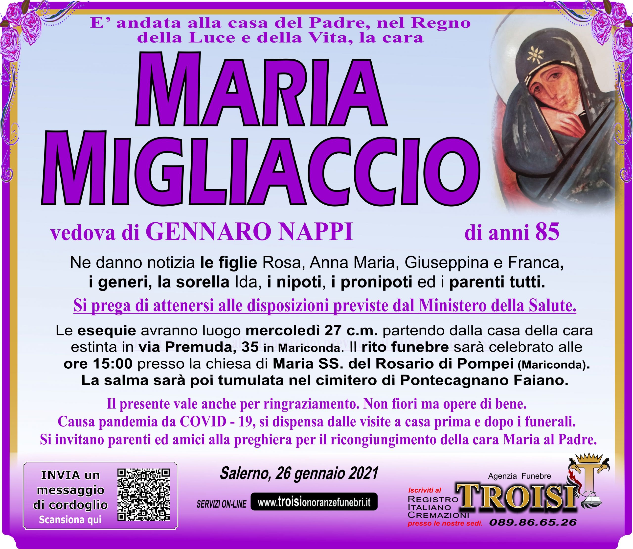 MARIA MIGLIACCIO