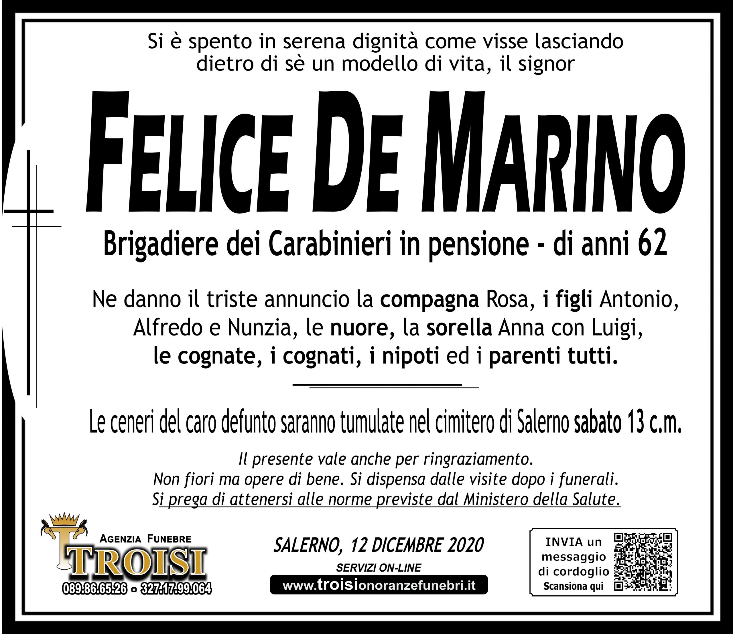 FELICE DE MARINO