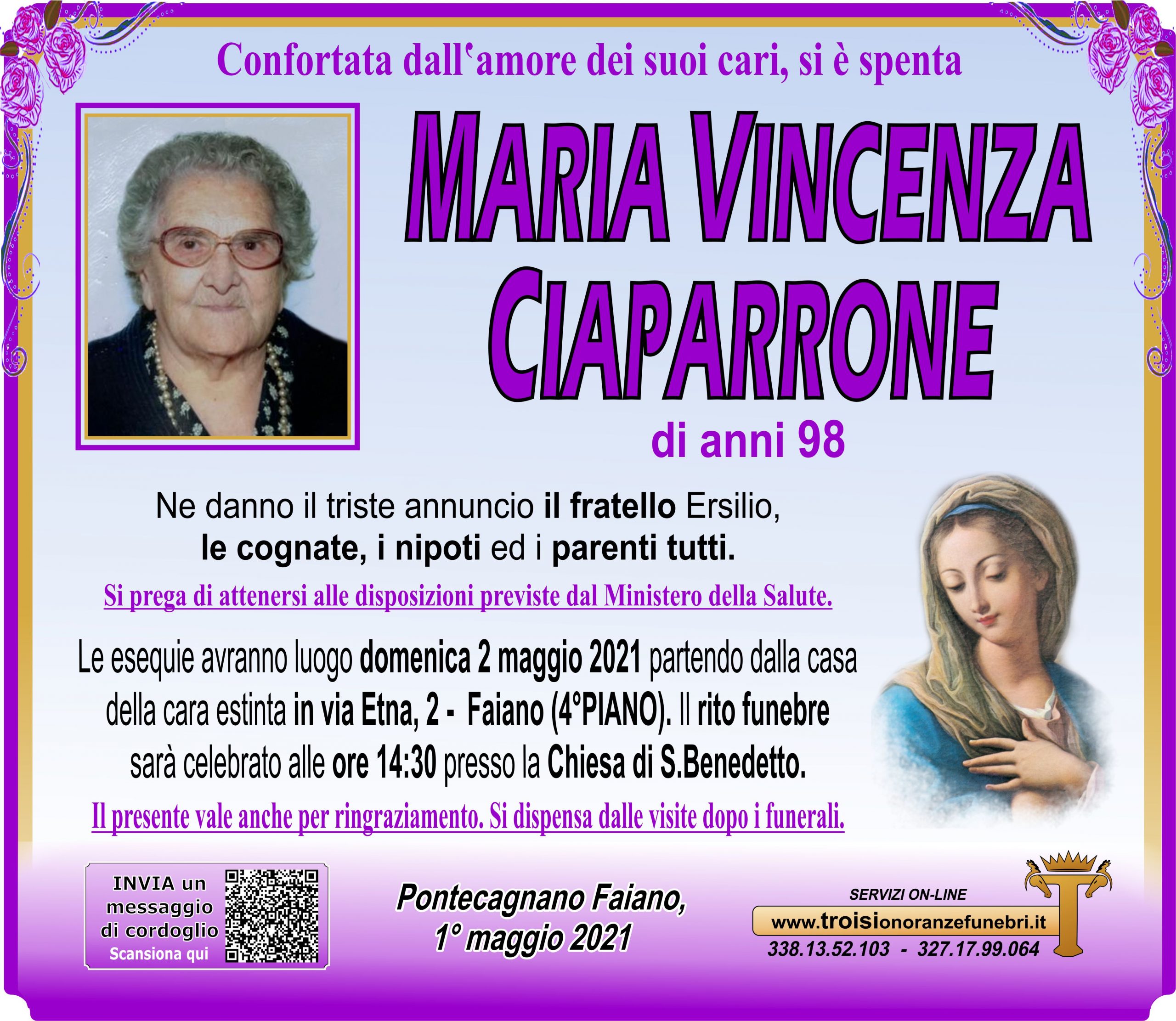 MARIA VINCENZA CIAPARRONE