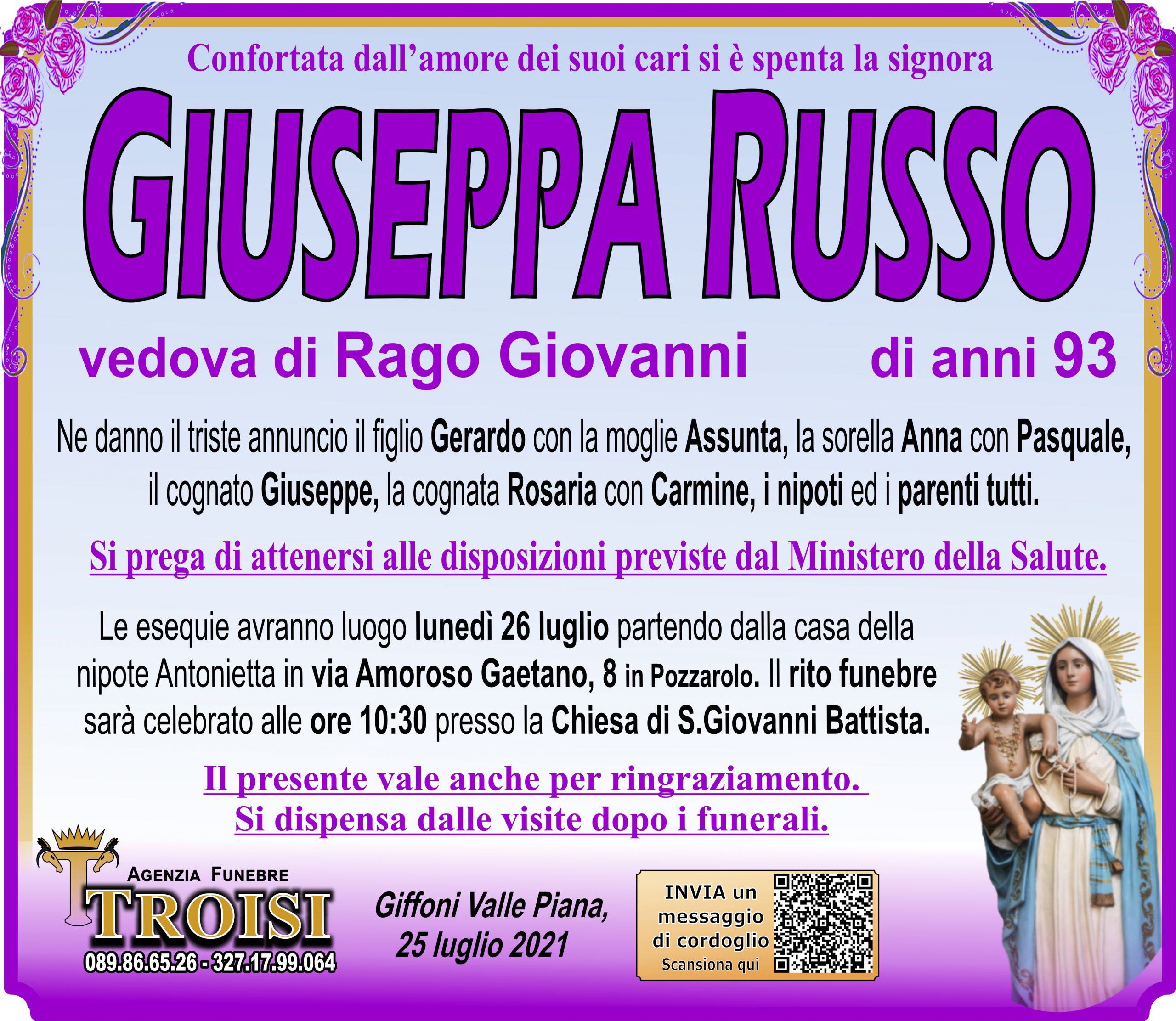 GIUSEPPA RUSSO