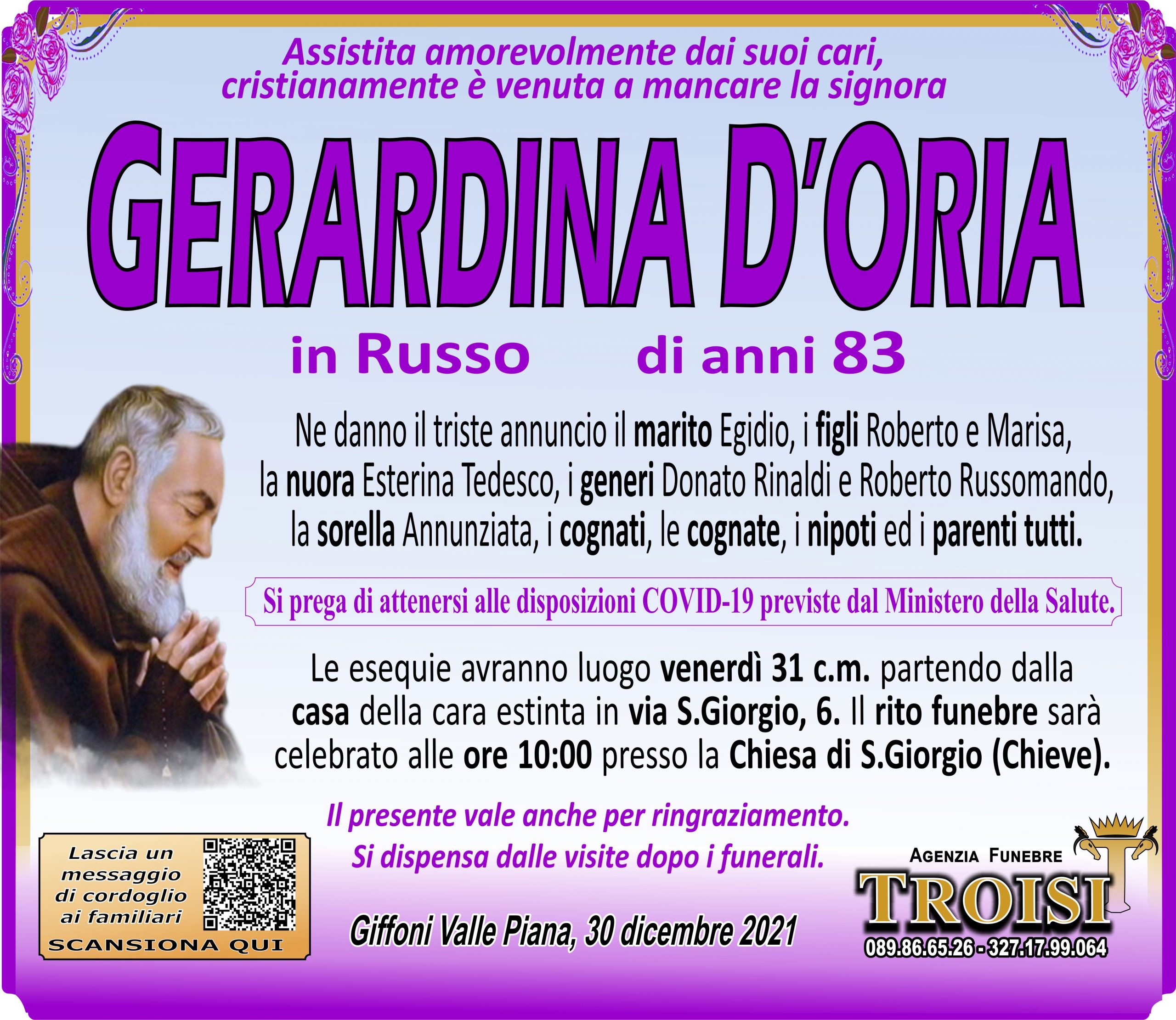 GERARDINA D’ORIA