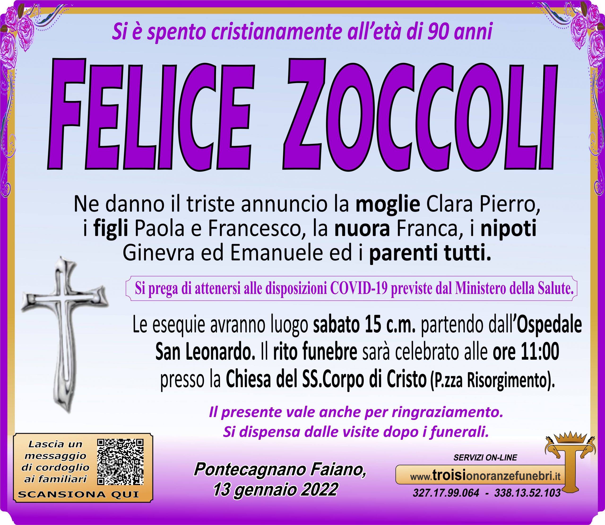FELICE ZOCCOLI