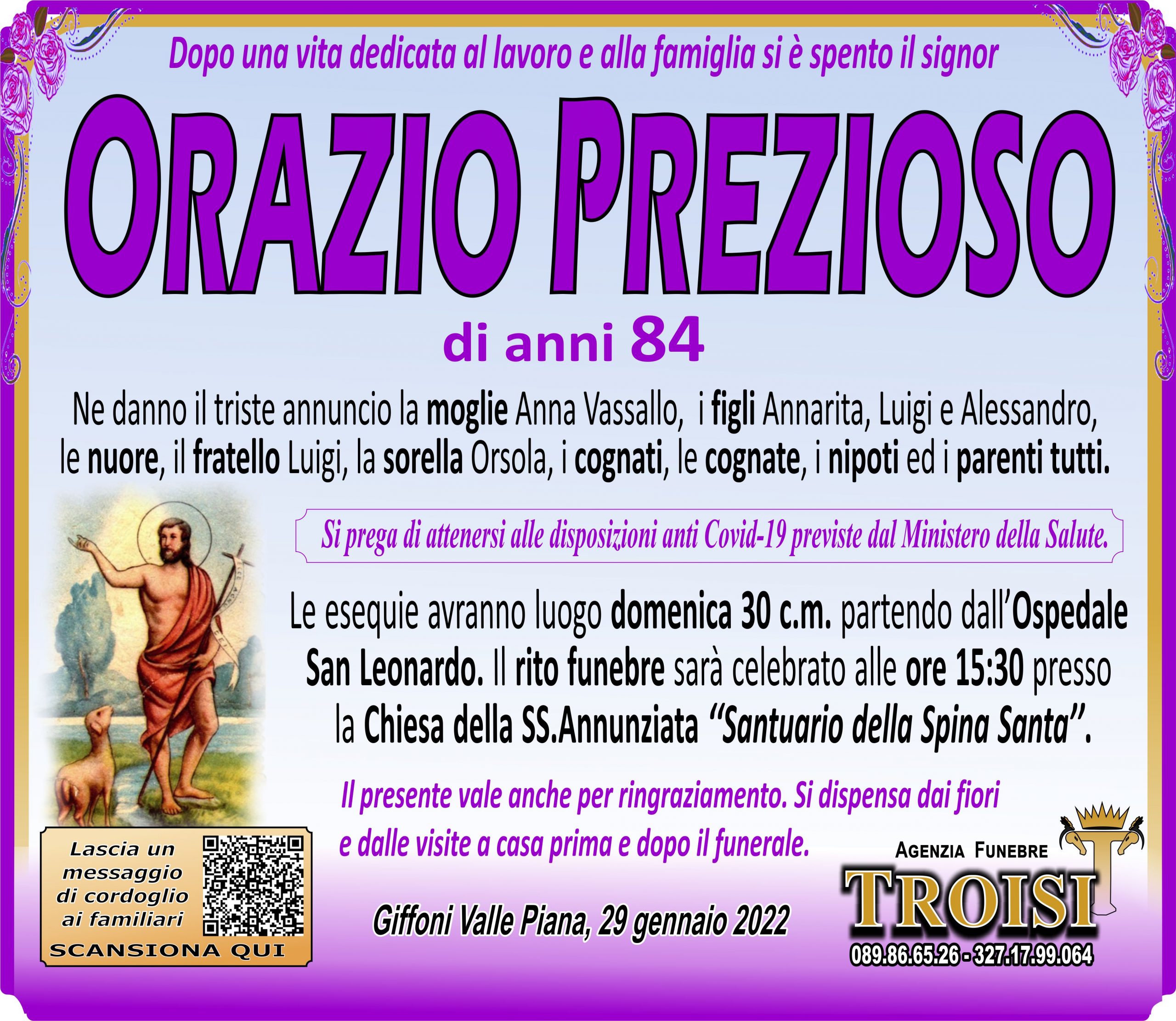 ORAZIO PREZIOSO