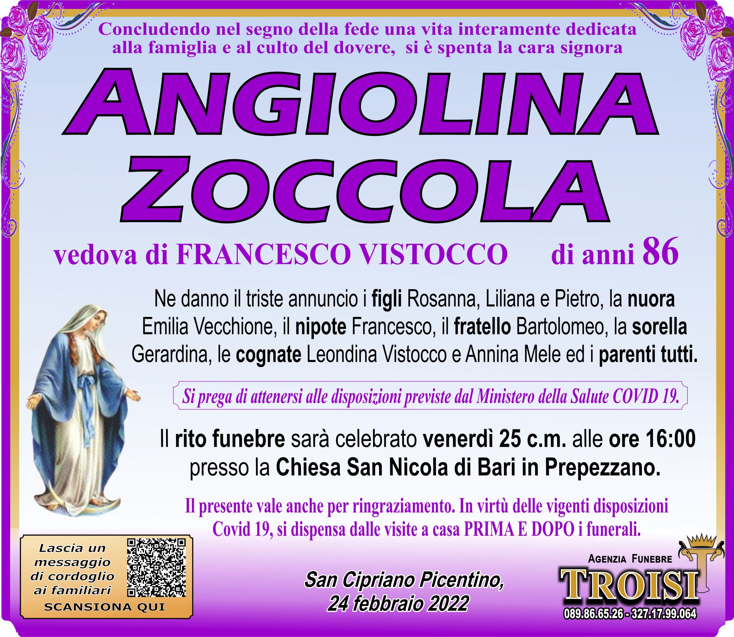 ANGIOLINA ZOCCOLA