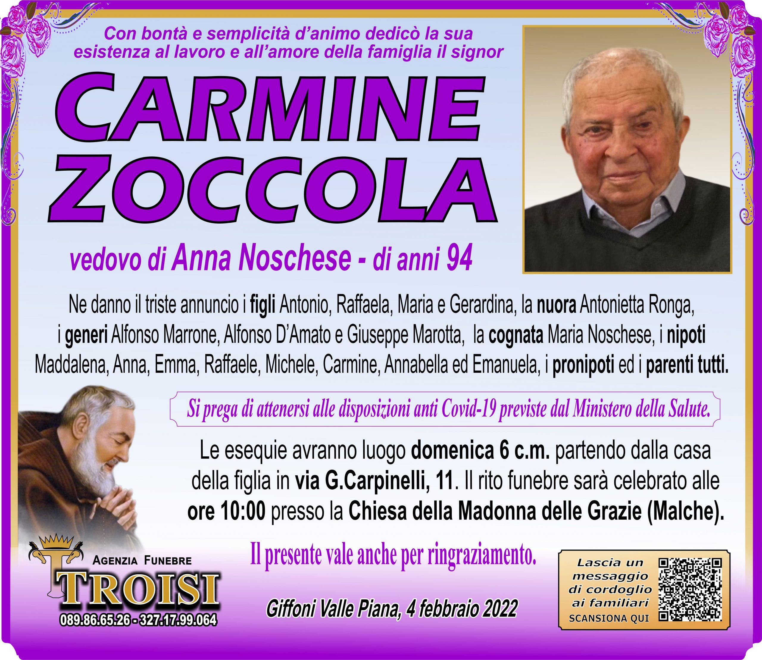 CARMINE ZOCCOLA