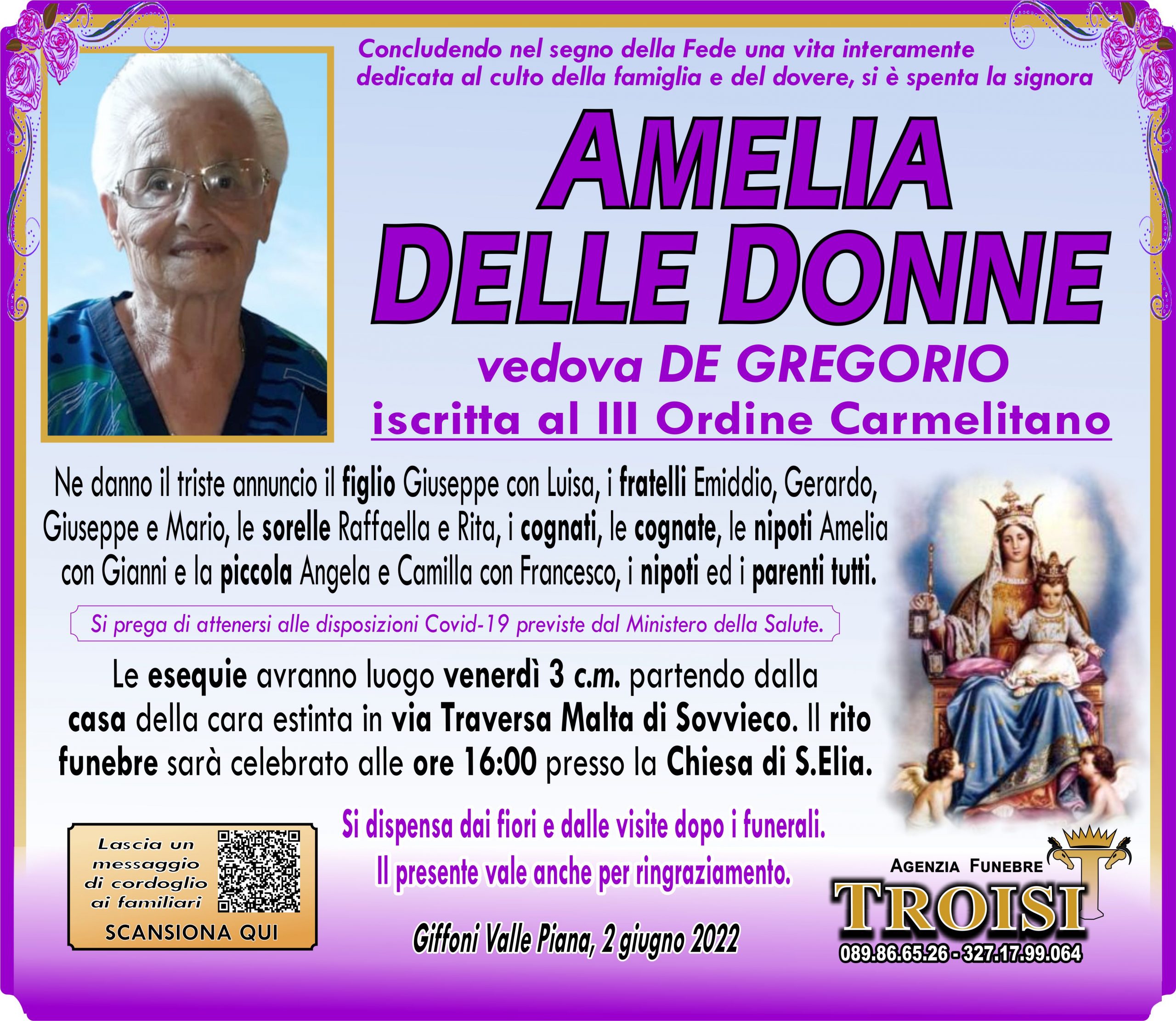 AMELIA DELLE DONNE