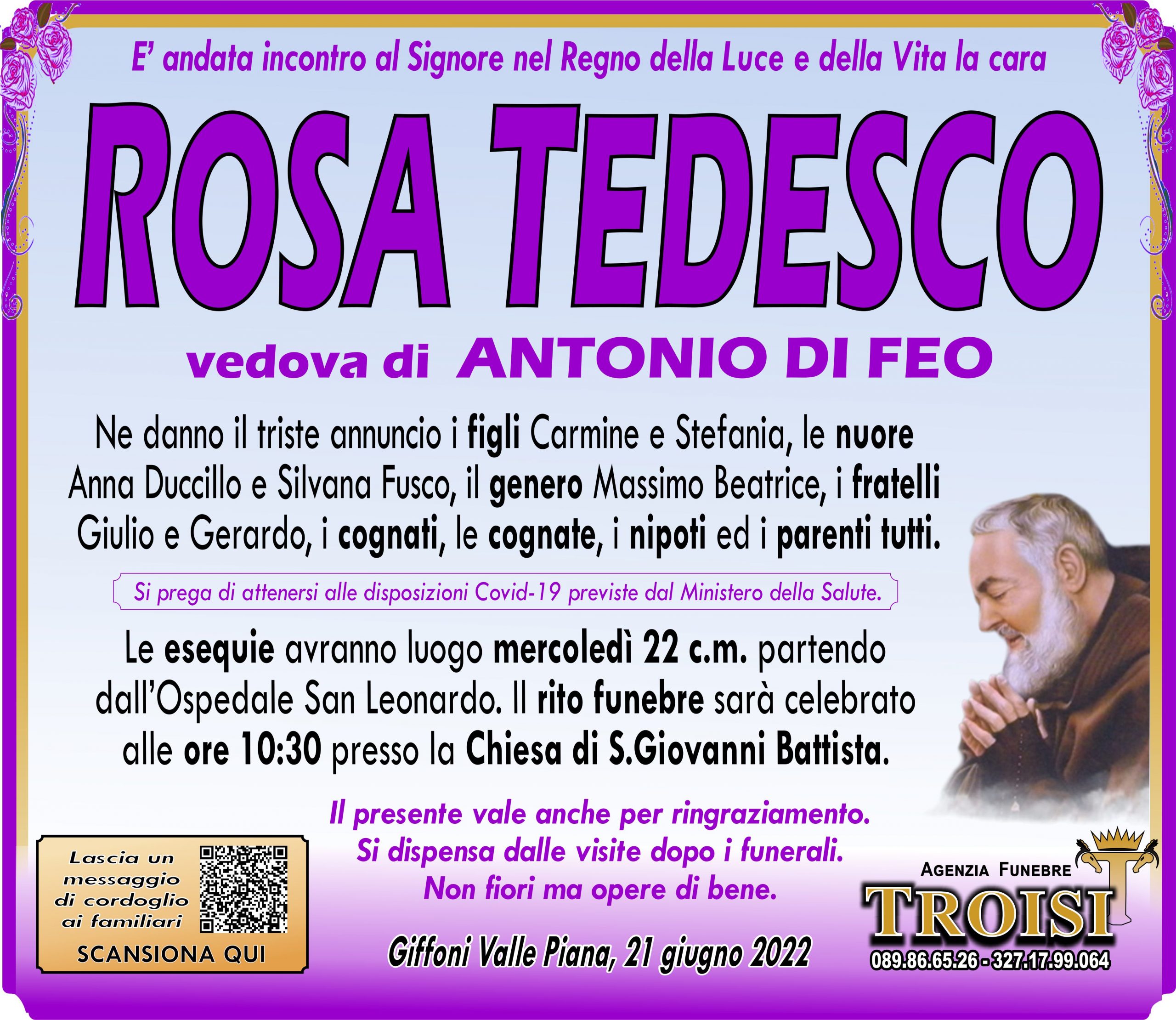 ROSA TEDESCO