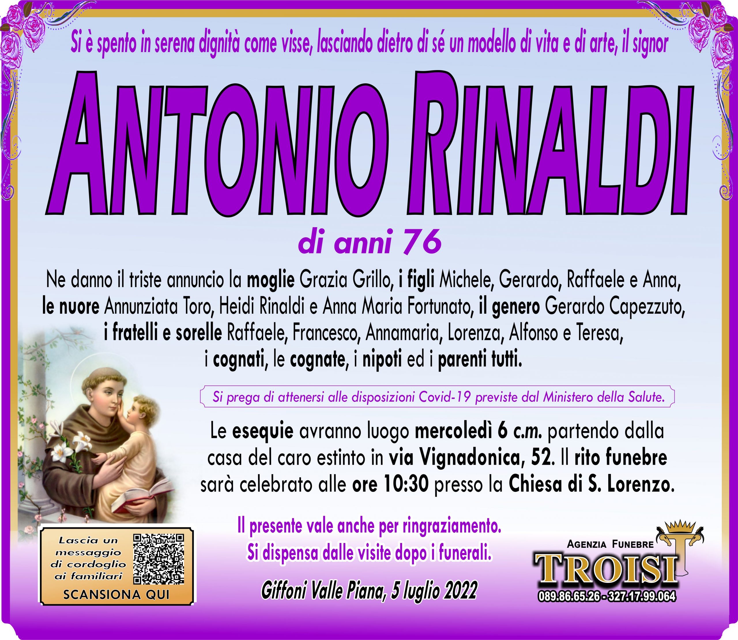 ANTONIO RINALDI