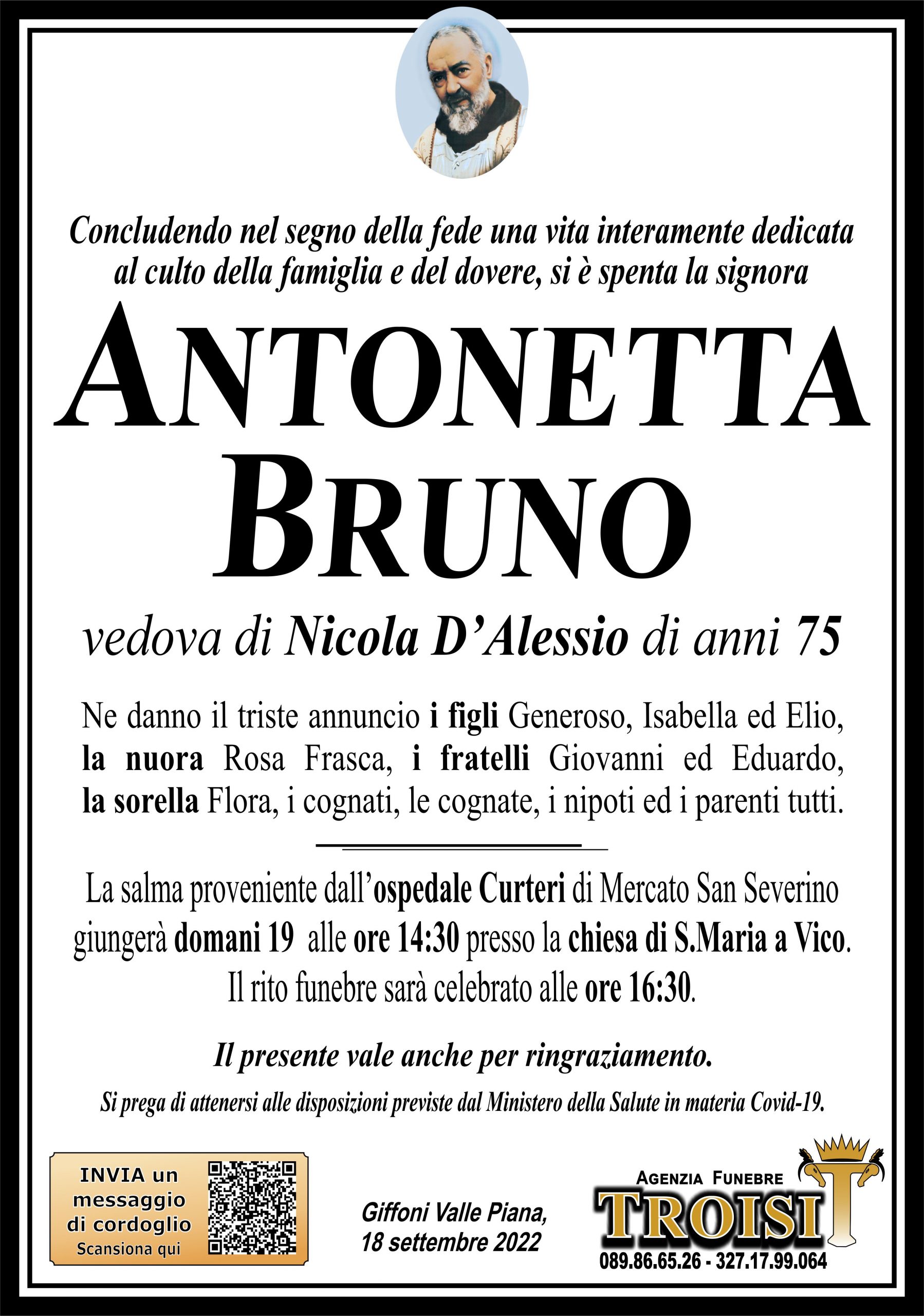 ANTONETTA BRUNO