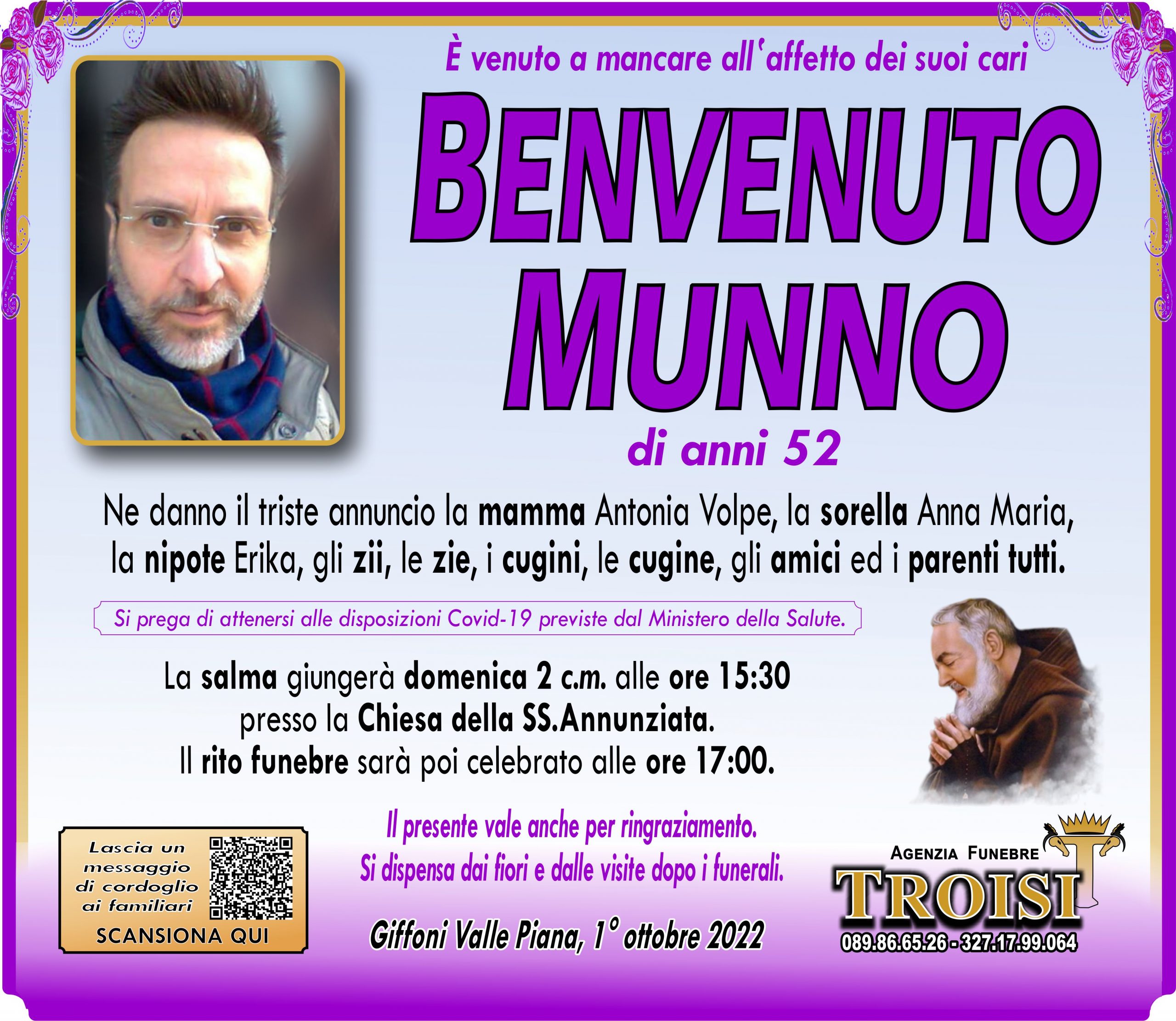 BENVENUTO MUNNO