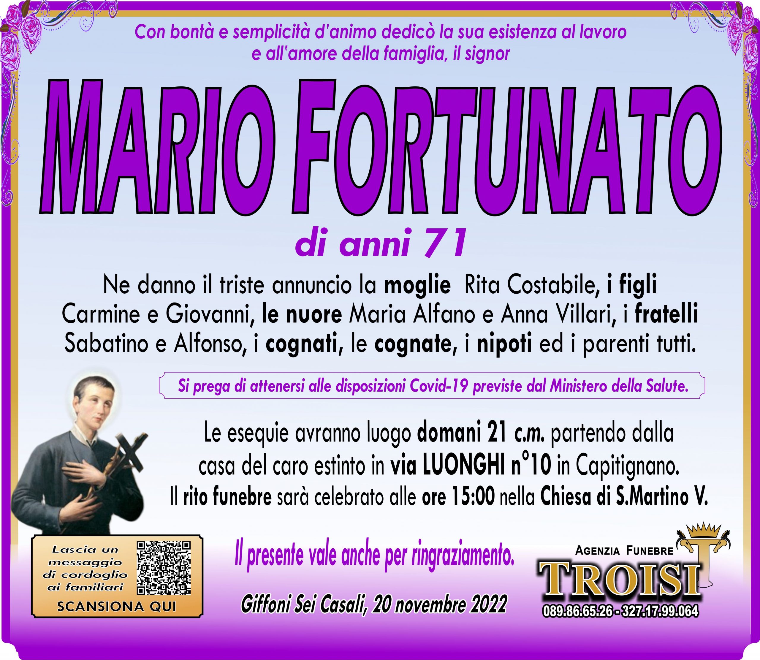 MARIO FORTUNATO