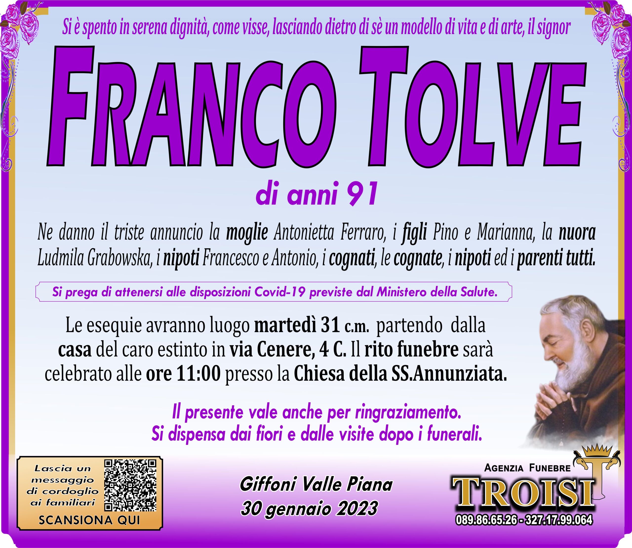 FRANCO TOLVE