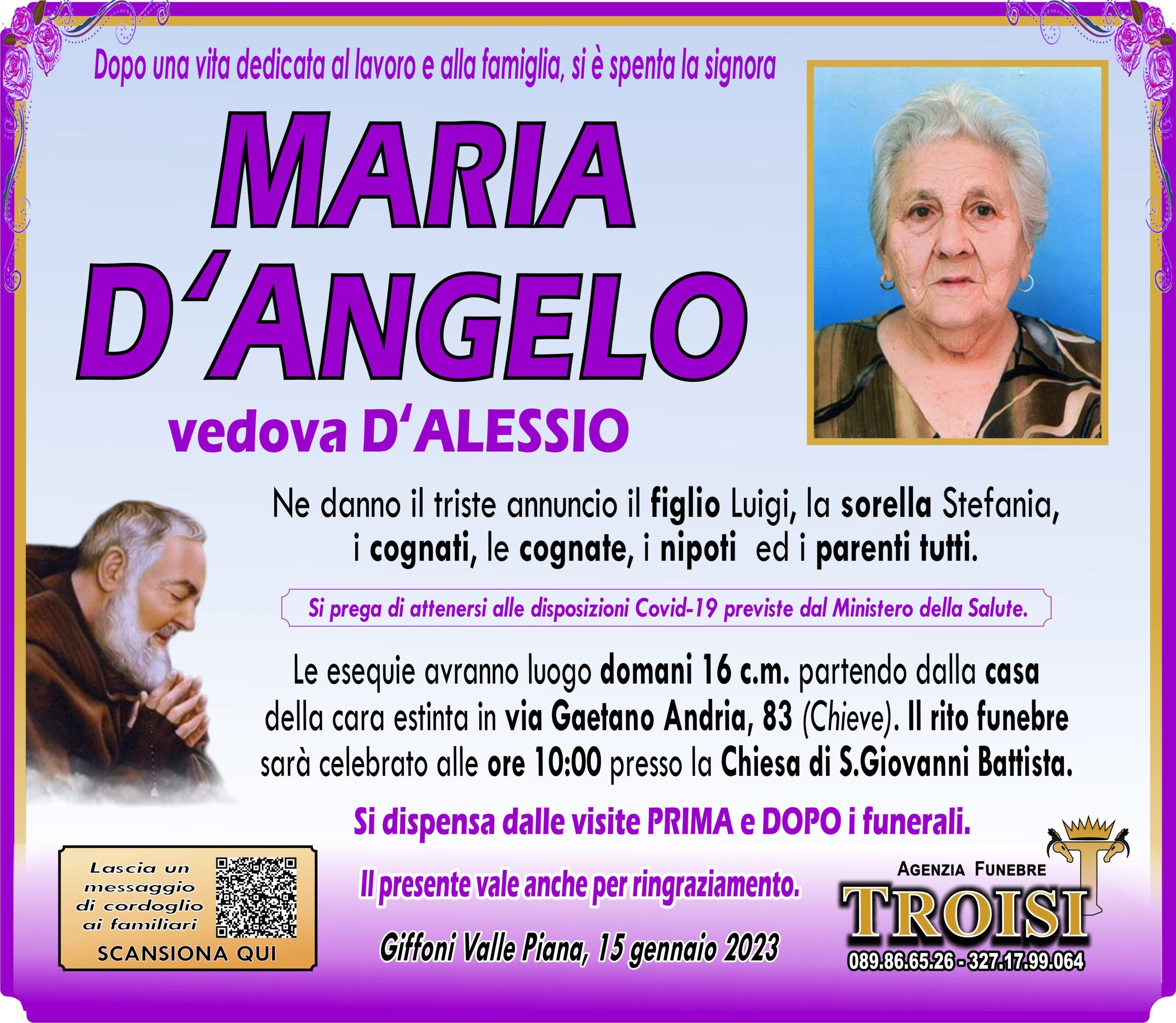 MARIA D’ANGELO