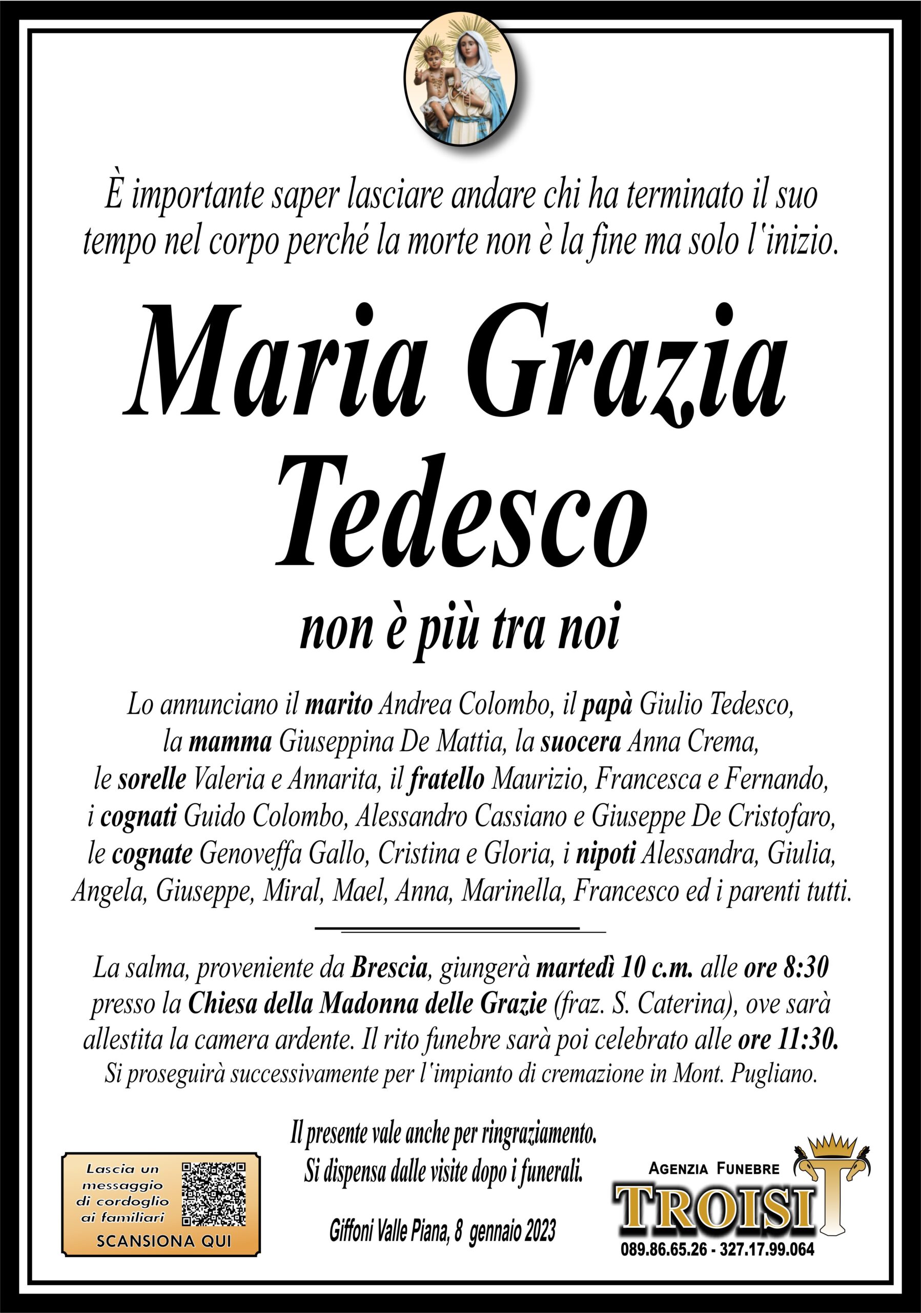MARIA GRAZIA TEDESCO