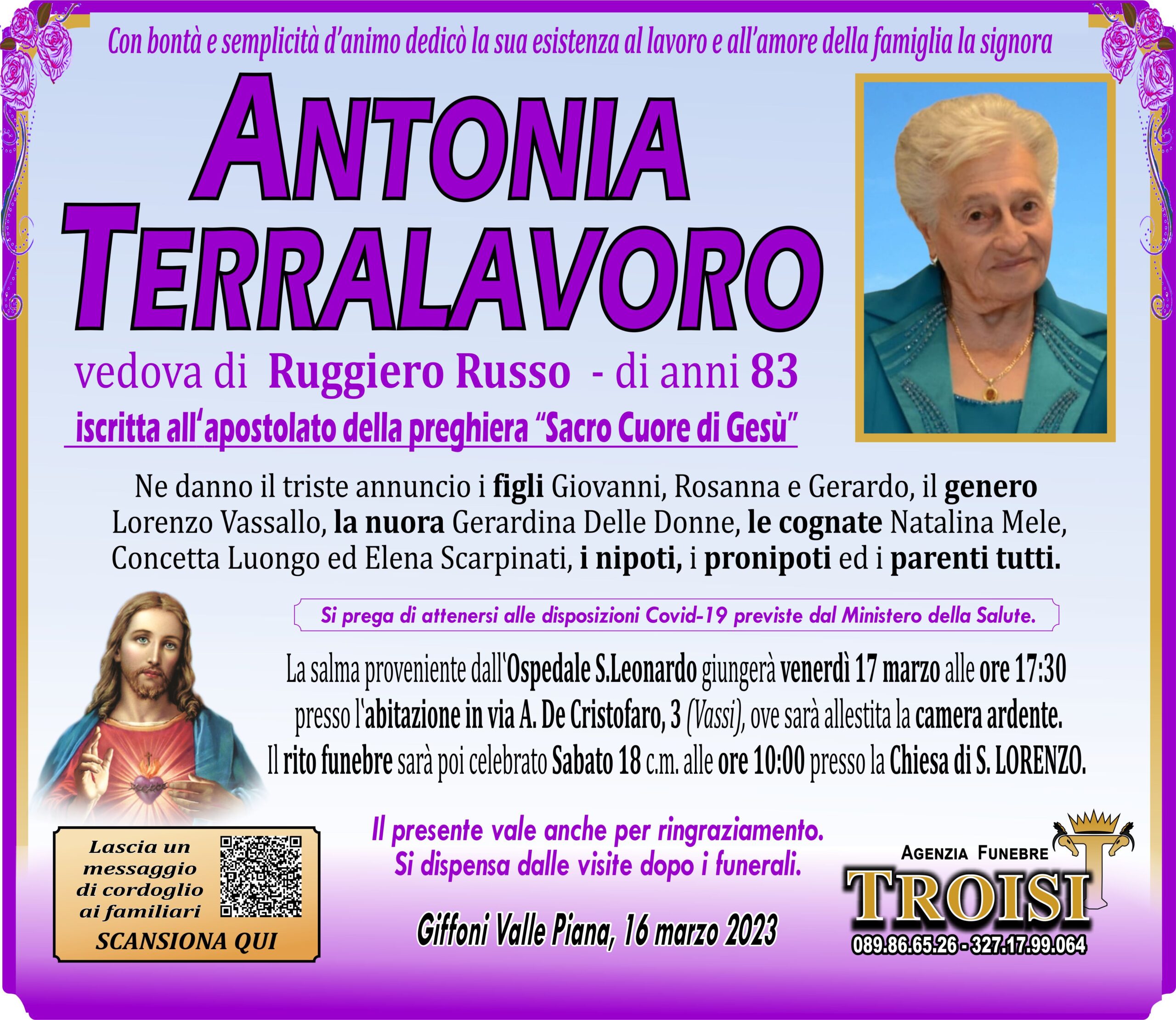 ANTONIA TERRALAVORO