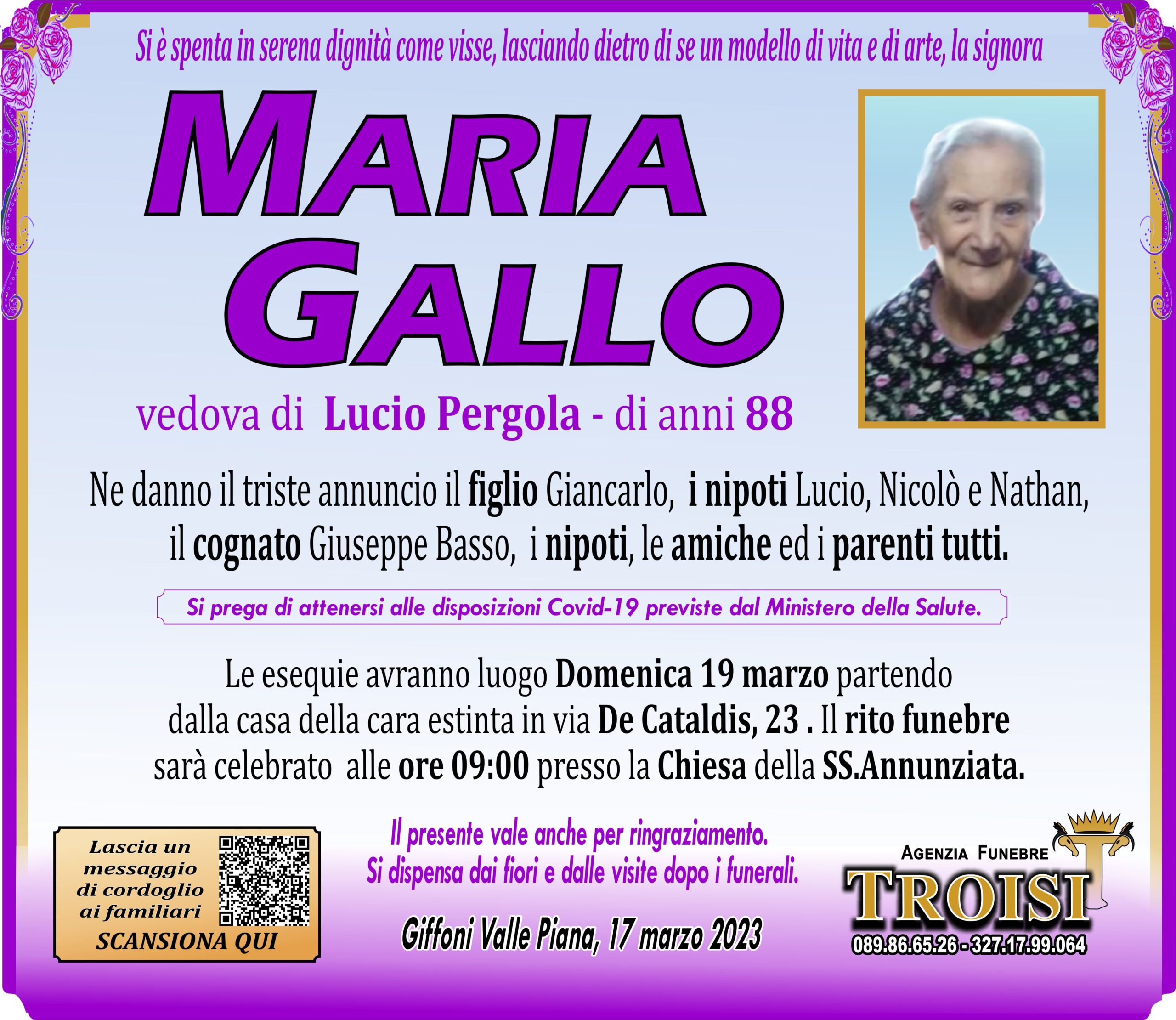 MARIA GALLO