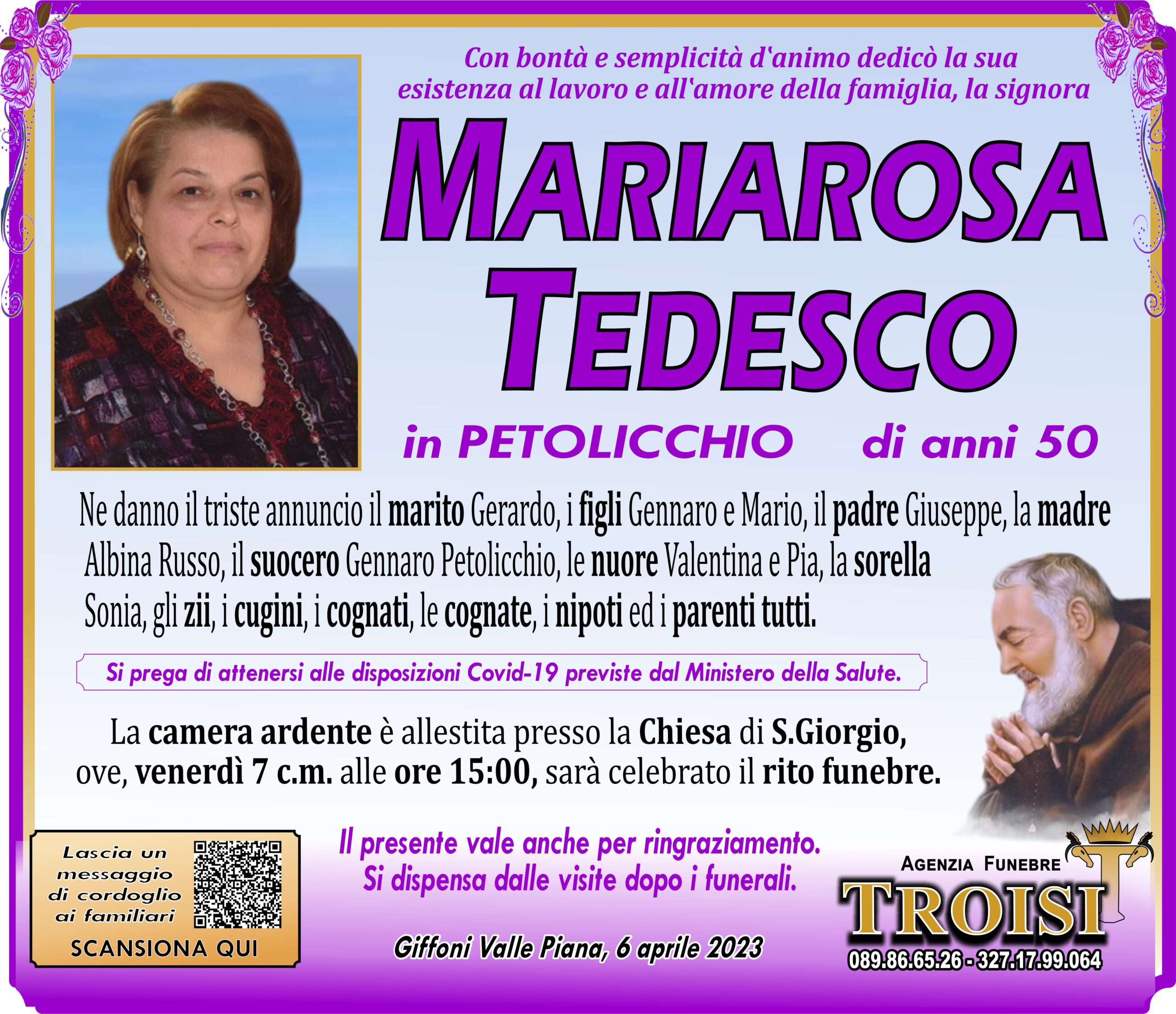 MARIAROSA TEDESCO
