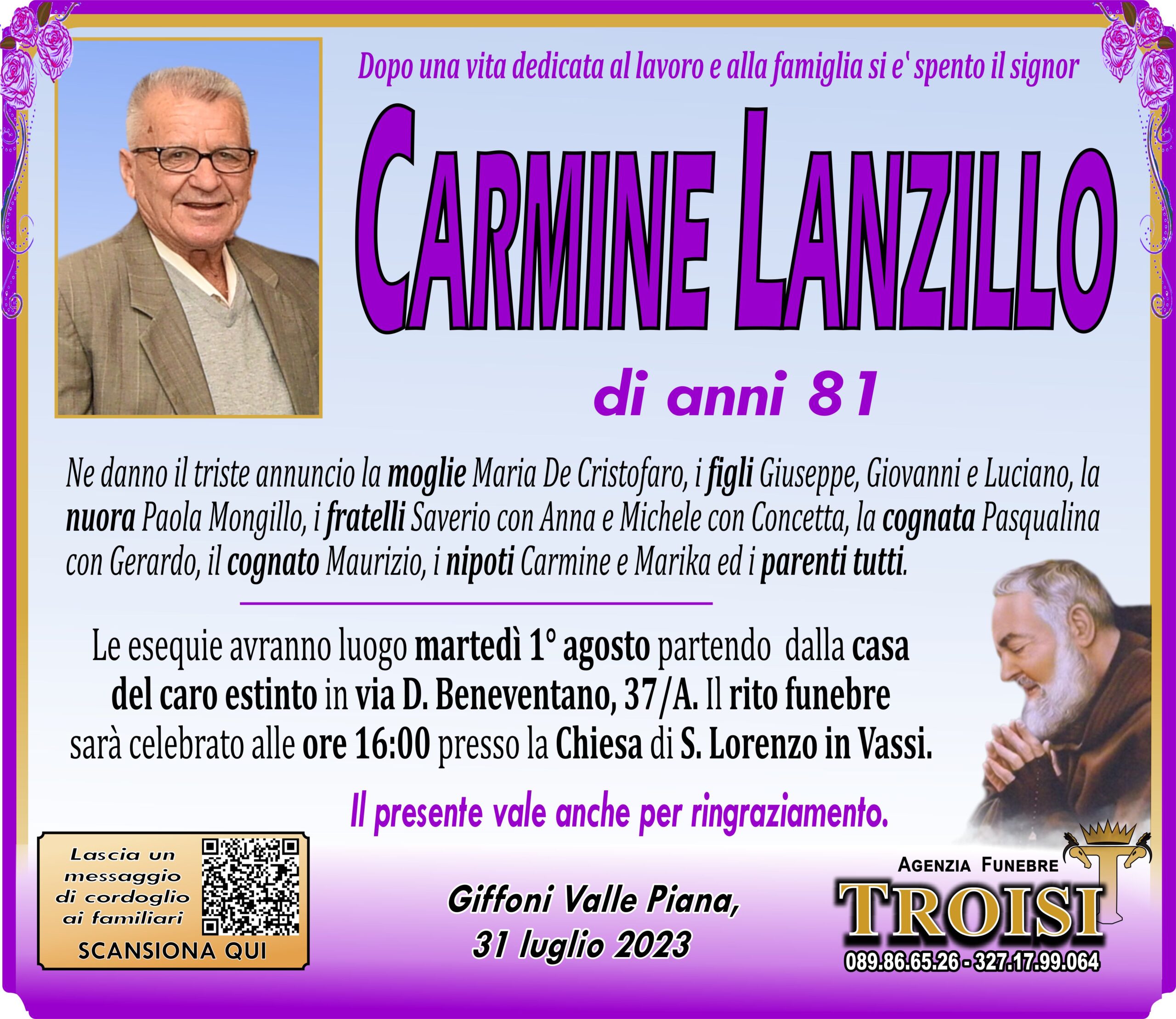 CARMINE LANZILLO