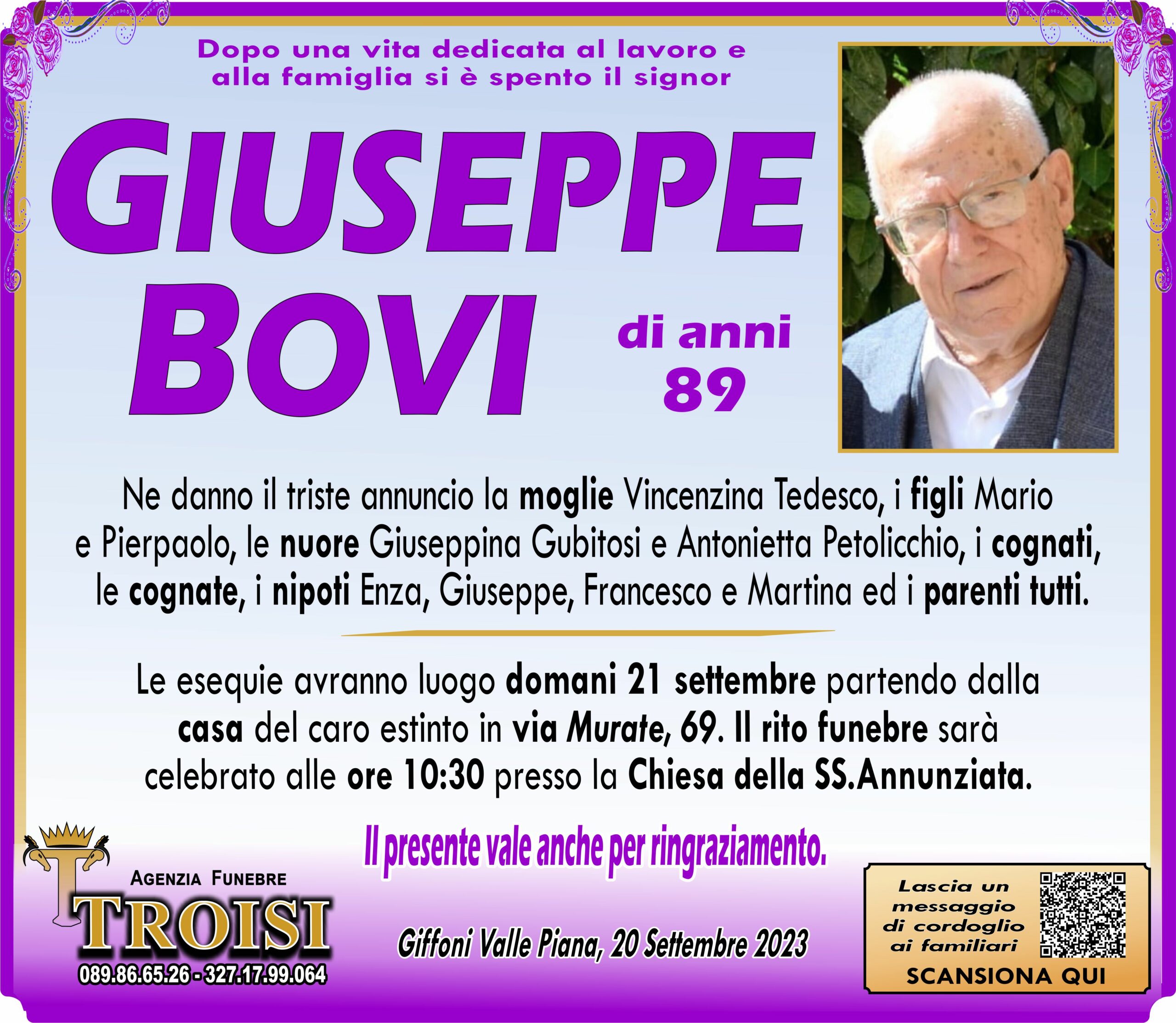 GIUSEPPE BOVI