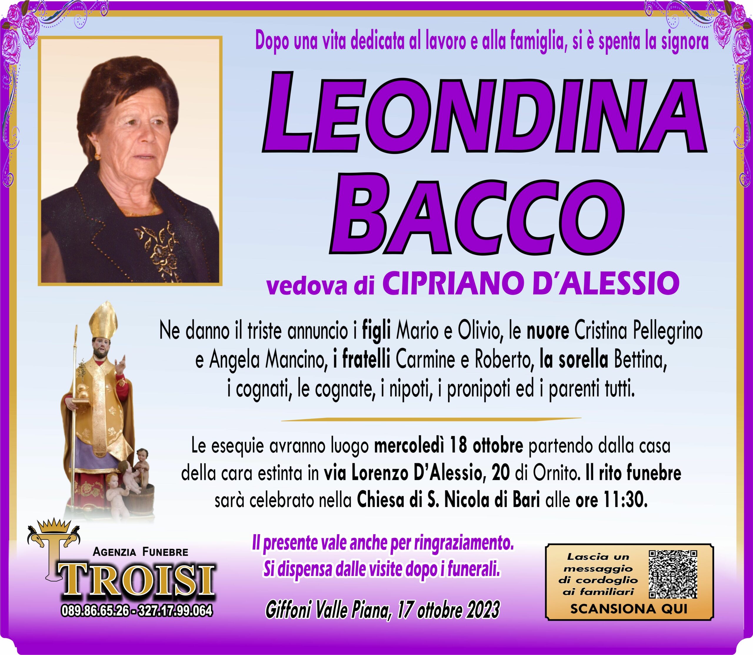 LEONDINA BACCO