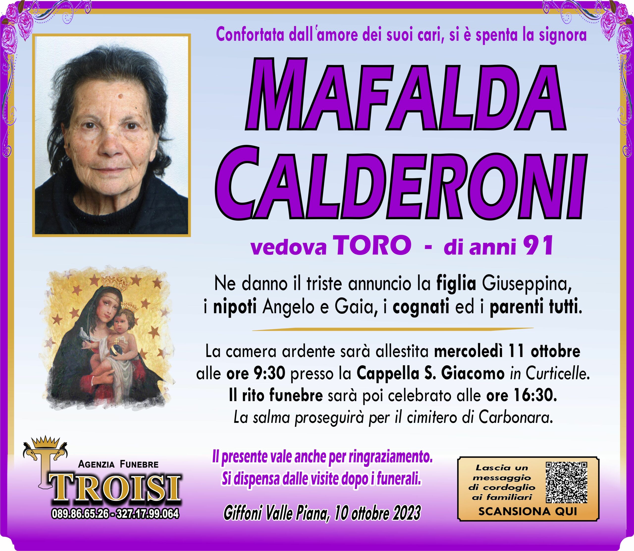 MAFALDA CALDERONI