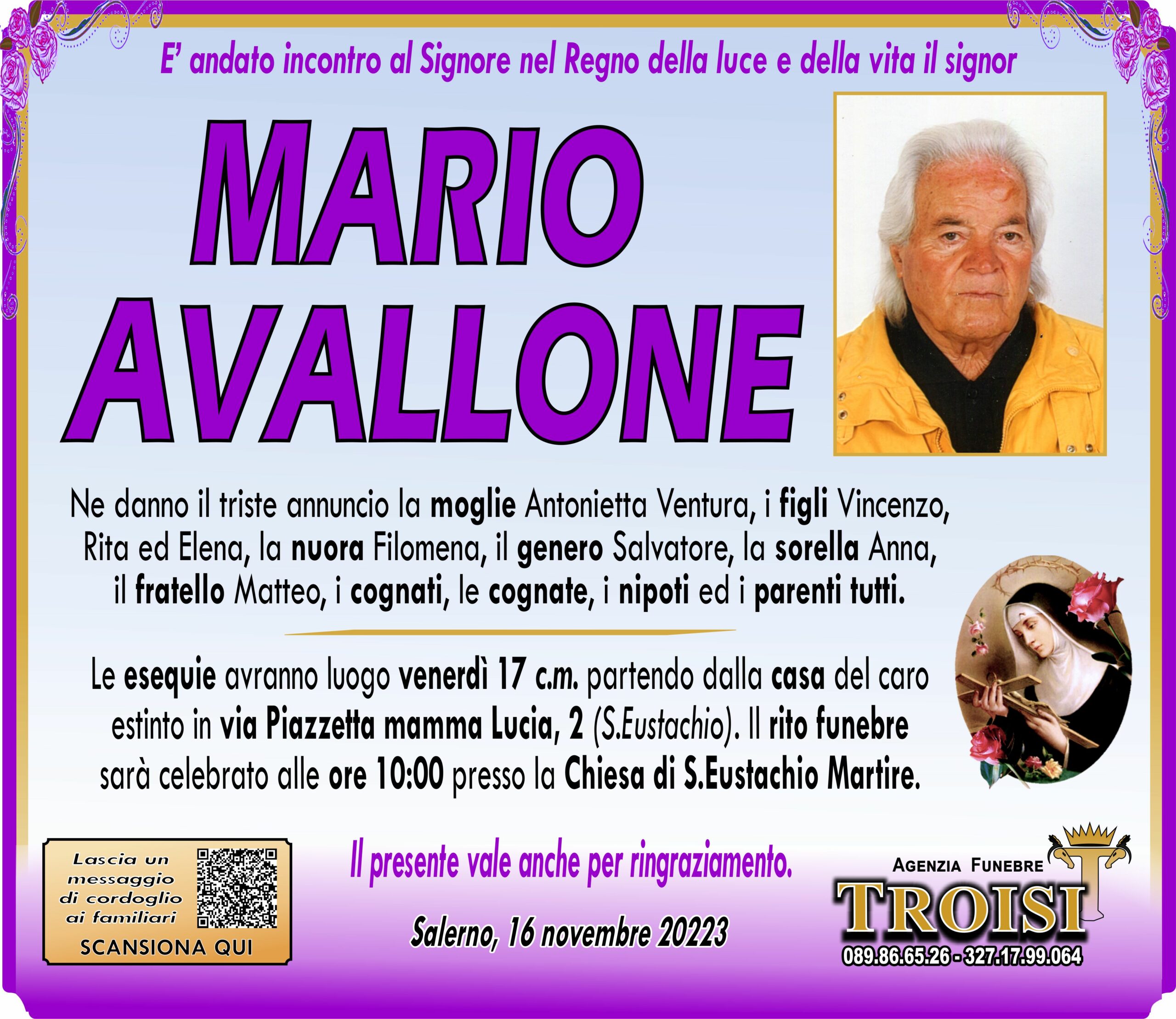 MARIO AVALLONE