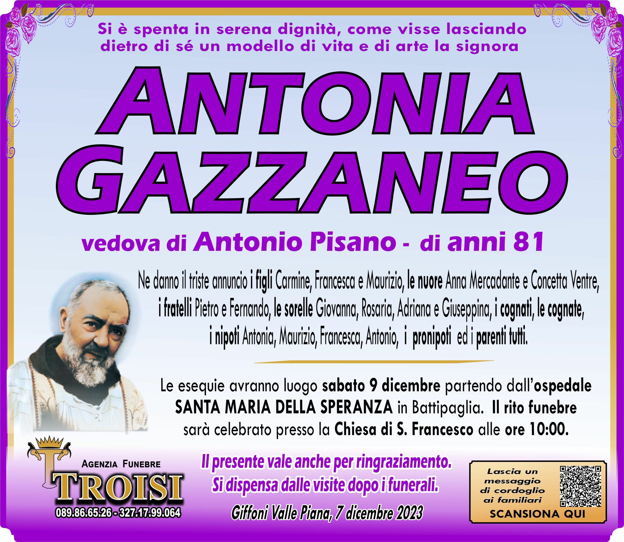 ANTONIA GAZZANEO