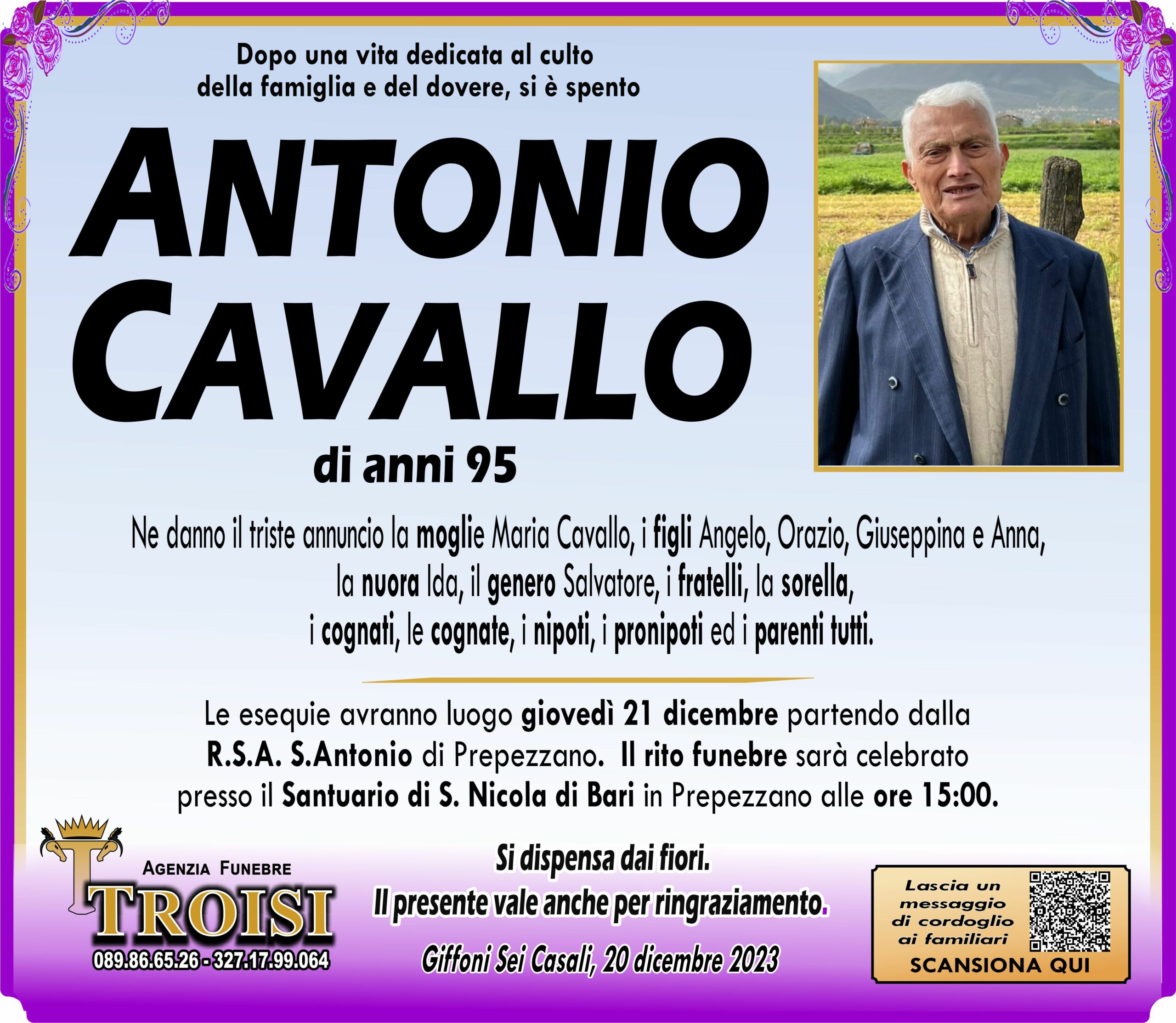 ANTONIO CAVALLO
