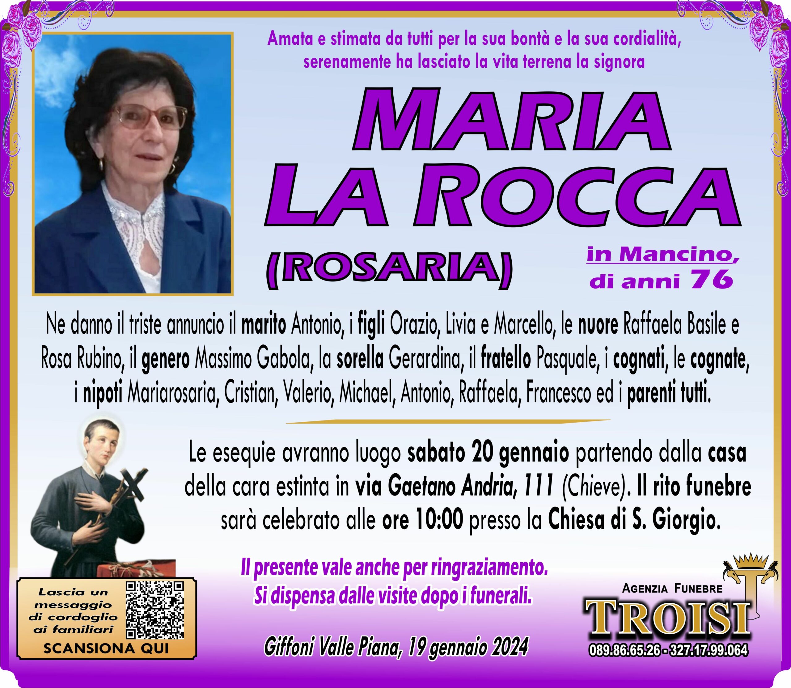 MARIA LA ROCCA