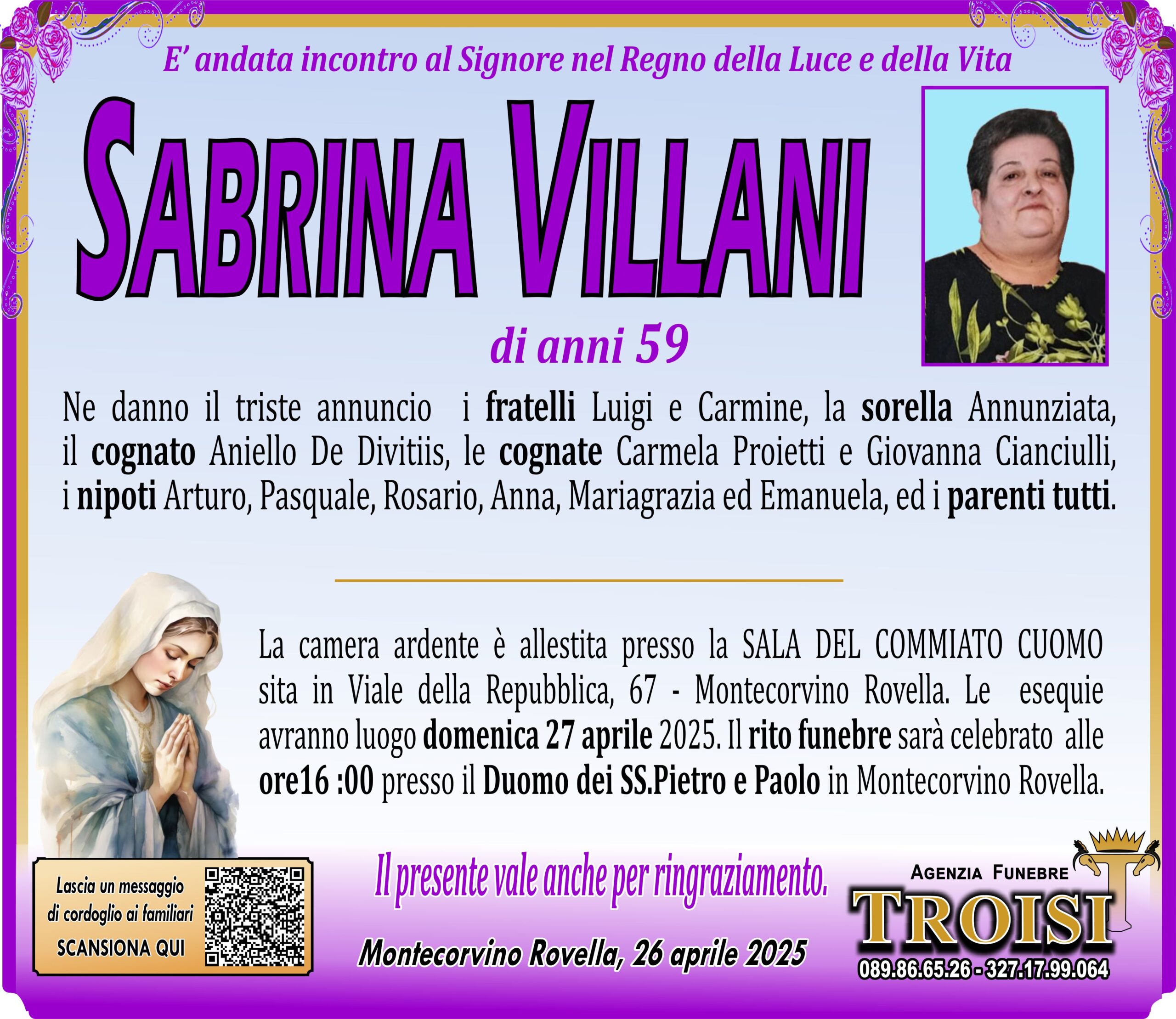 SABRINA VILLANI