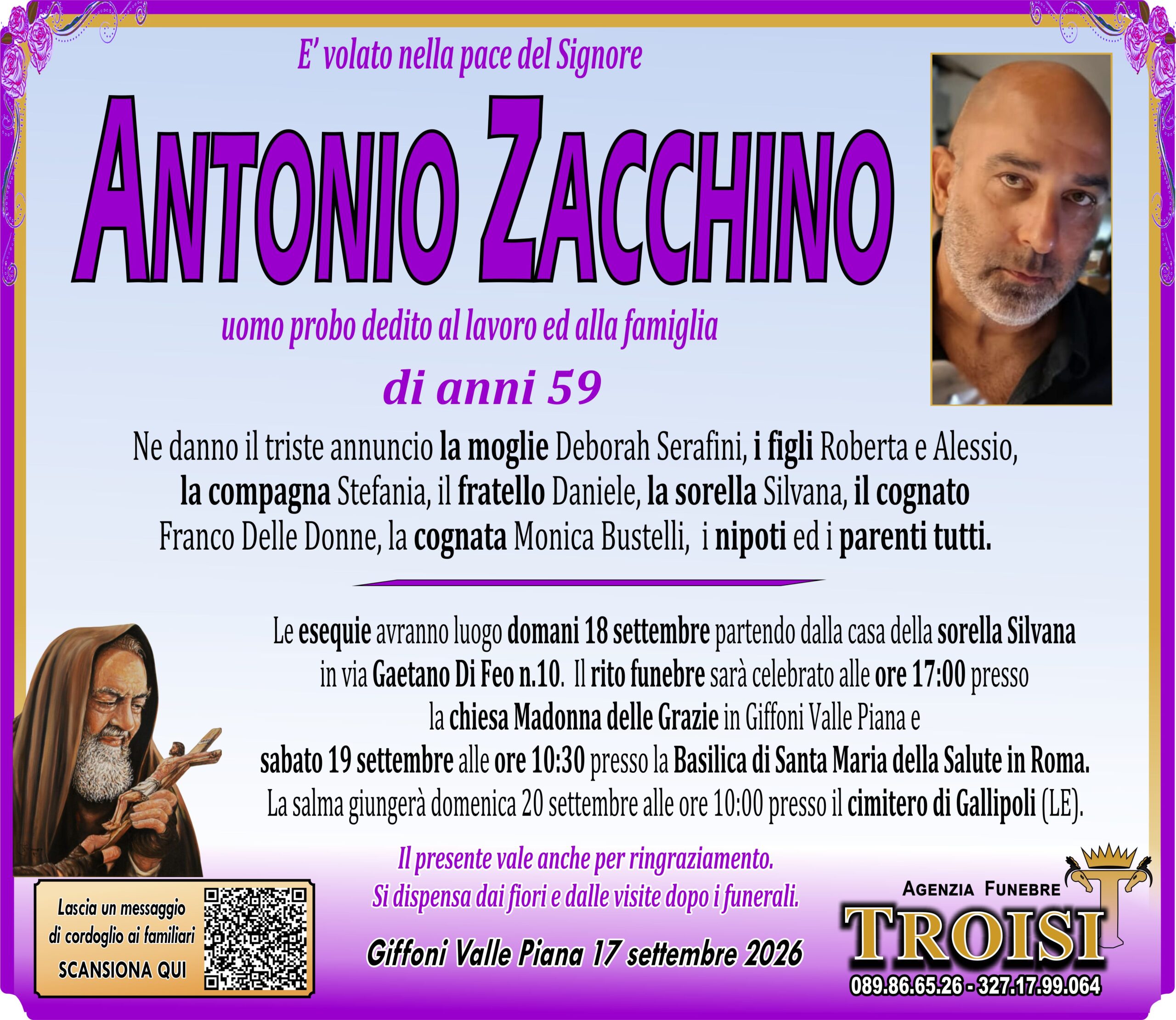ANTONIO ZACCHINO